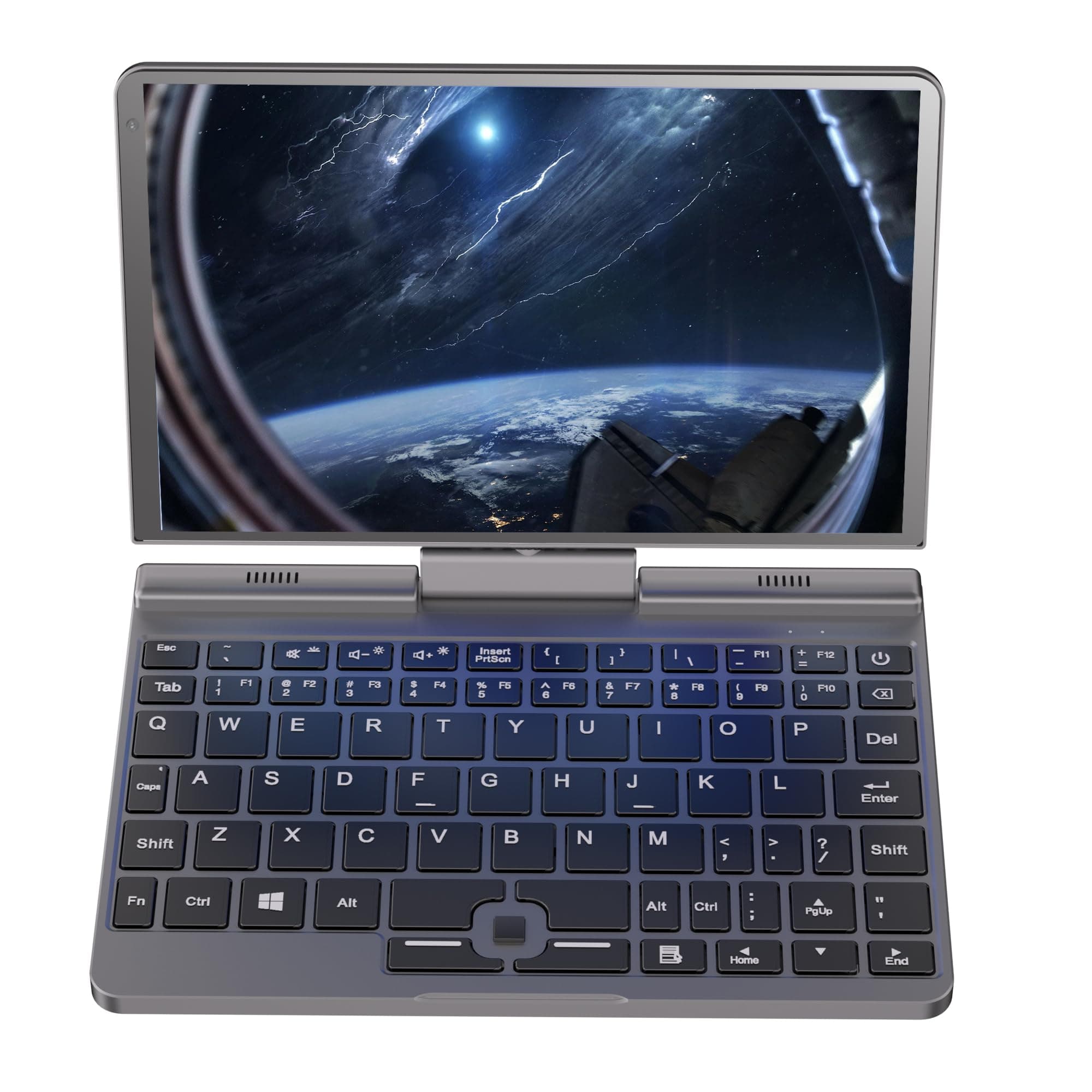 Mini Laptop PC All Metal 8-Inch Touchscreen Gaming Notebook Computer Intel 12th Gen CPU Alder Lake-N N100 Windows 11 12G RAM/256GB SSD with Webcam