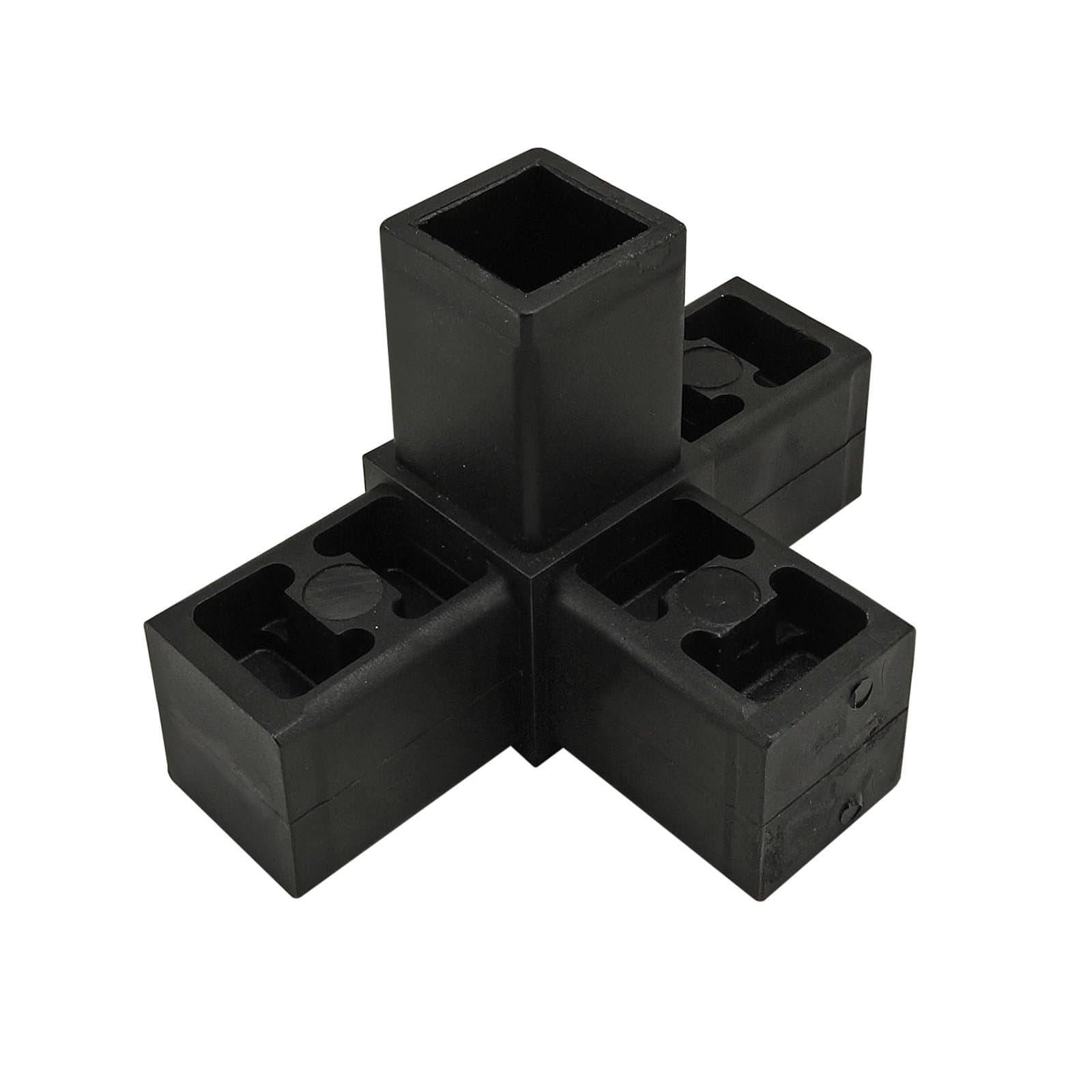 80/20 Inc., 9270, Quick Frame 4 Way Corner Connector, Black Nylon (5 Pack)