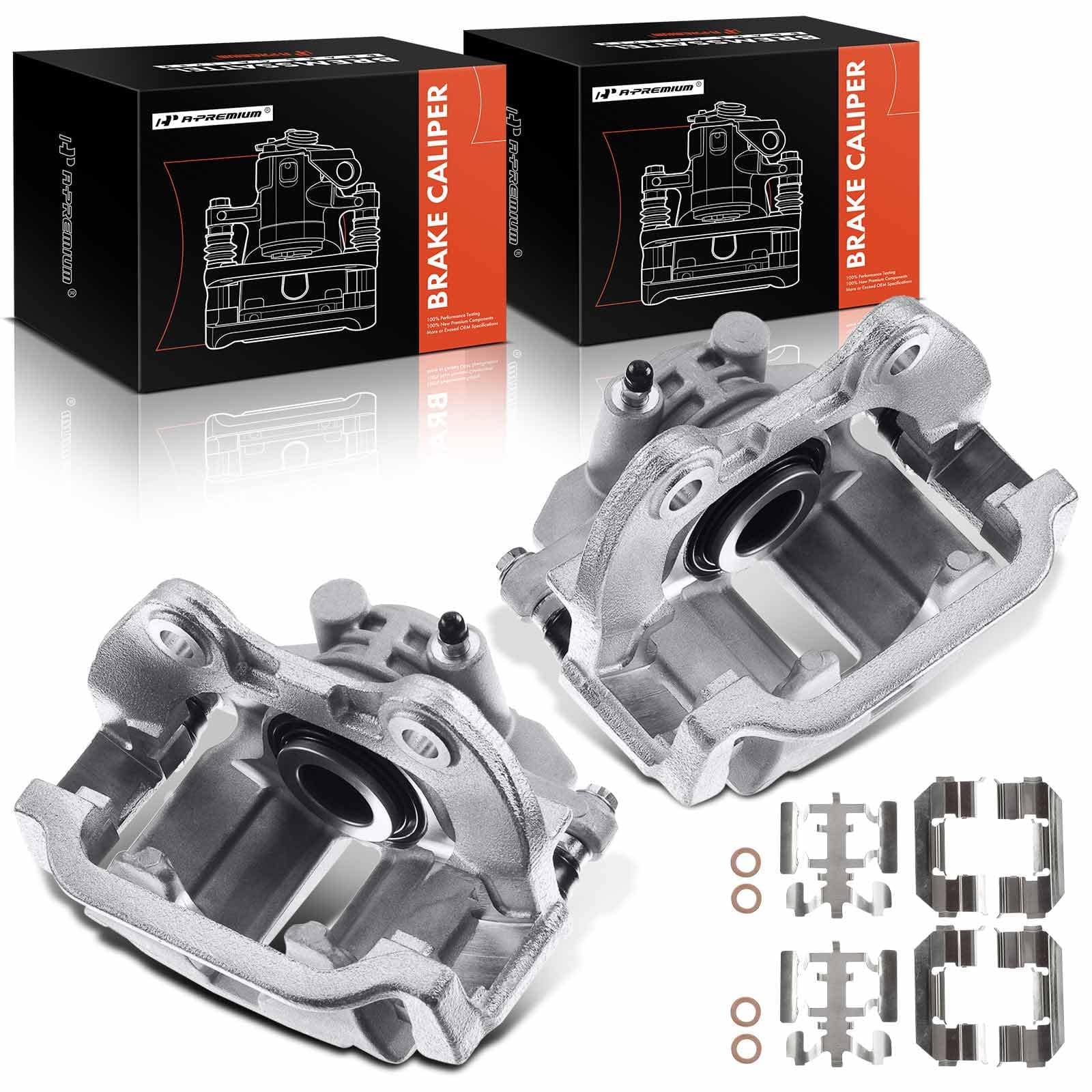A-Premium Brake Caliper Assembly Replacement for Cadillac DeVille Chevrolet Astro Tahoe Silverado 1500 Suburban GMC Safari Sierra Yukon Yukon XL 1999-2005 Rear Side 2-PC