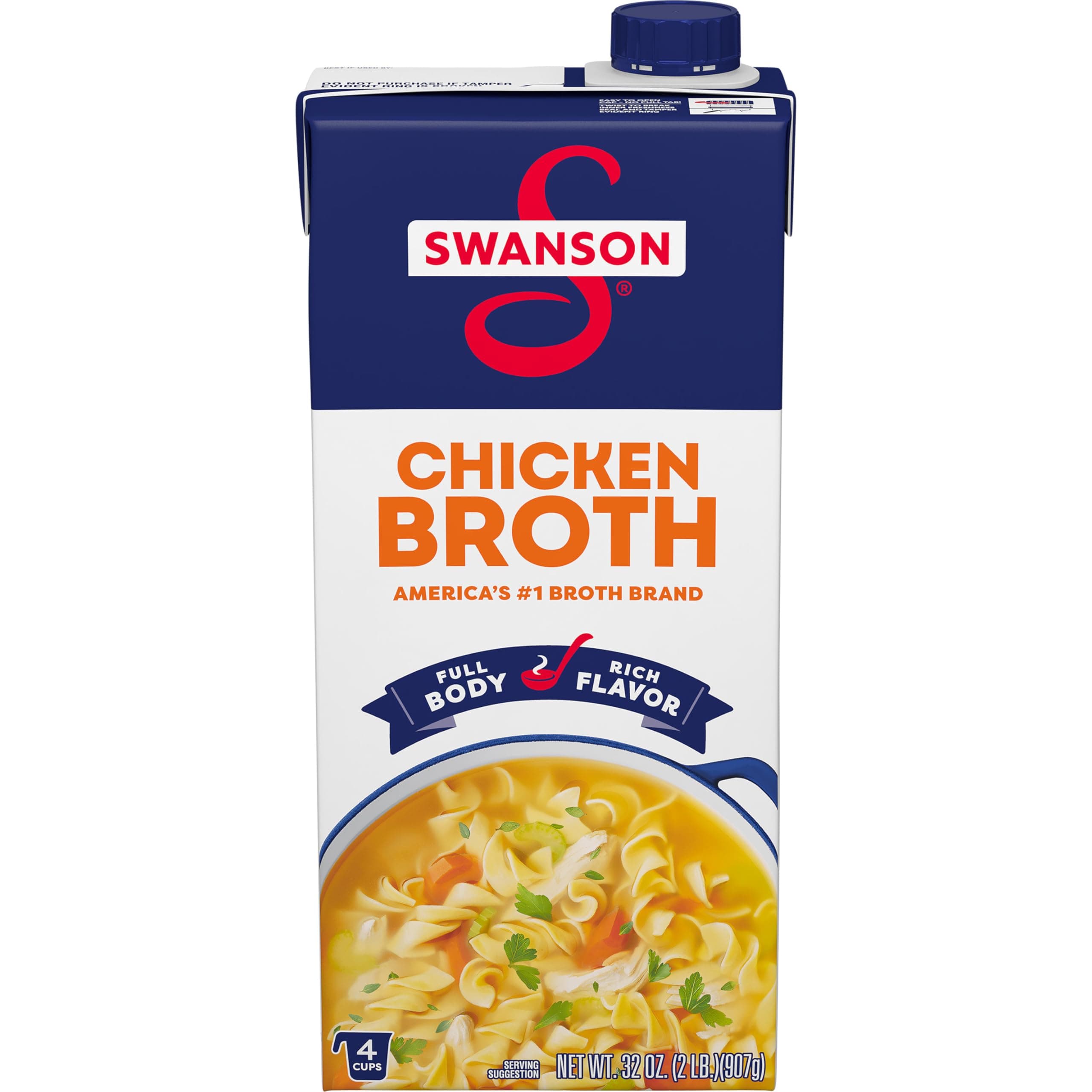 Swanson Chicken Broth, 32 oz. Carton