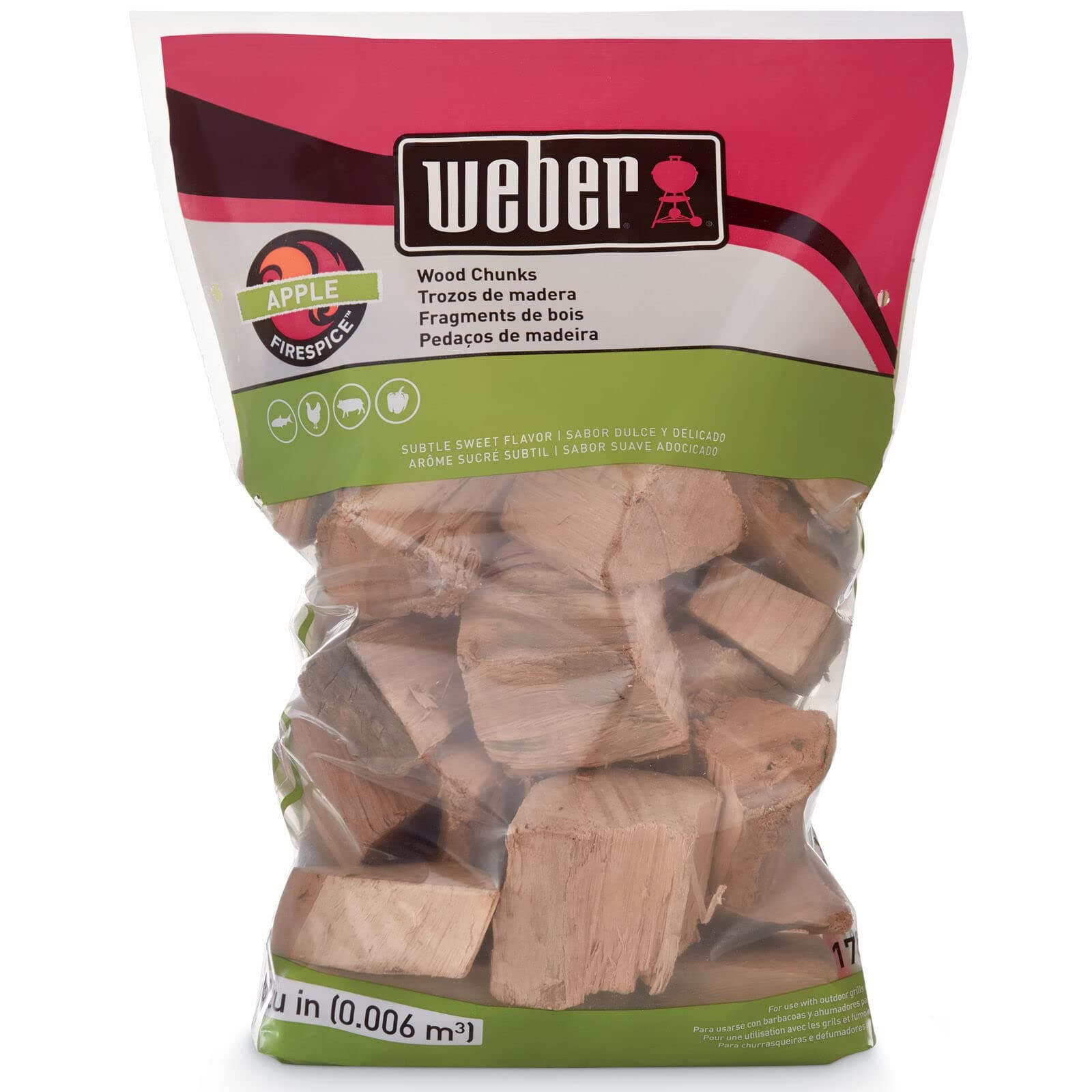 Weber 1.8Kg Apple Wood Chunks