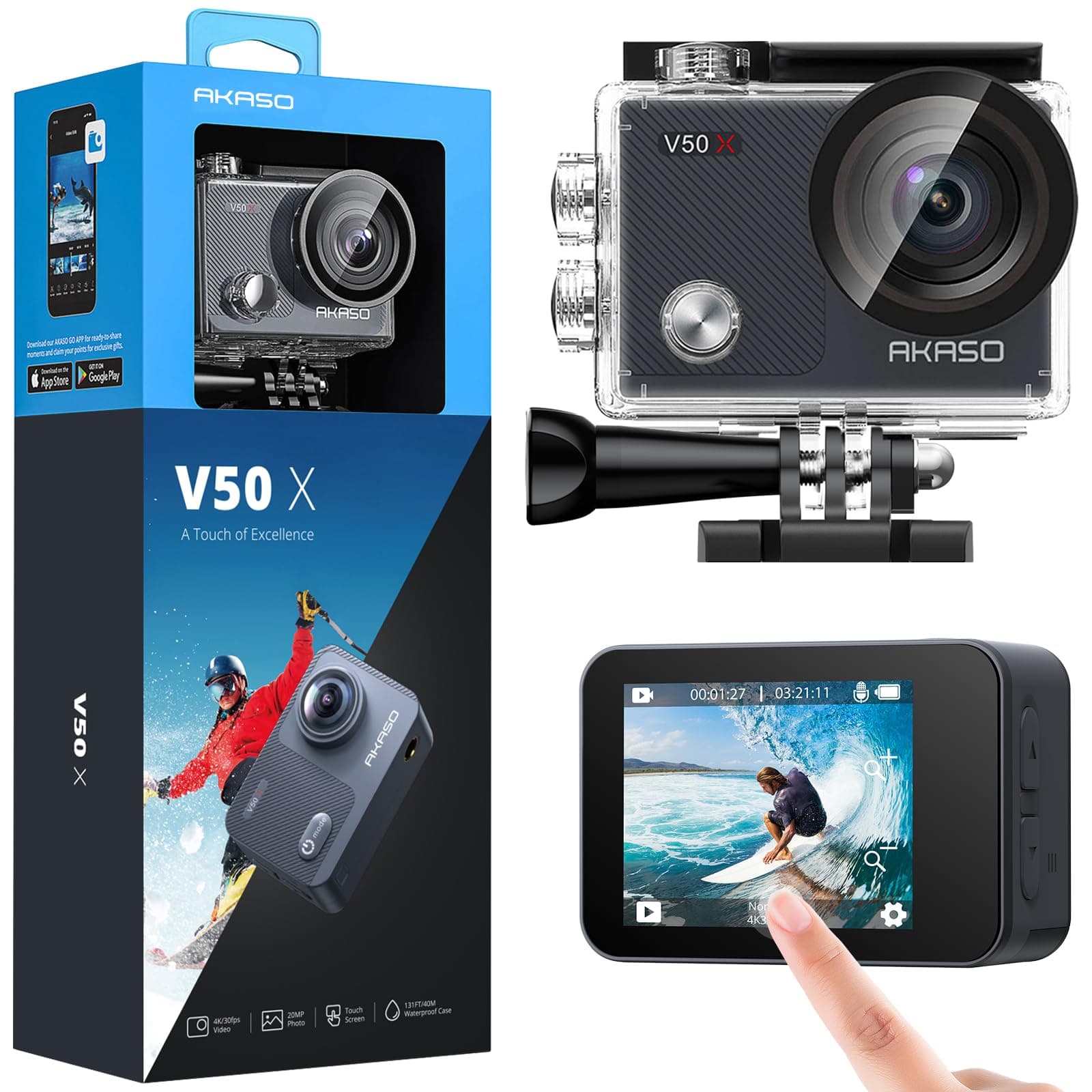 AKASO V50 X Action Camera (New Version)