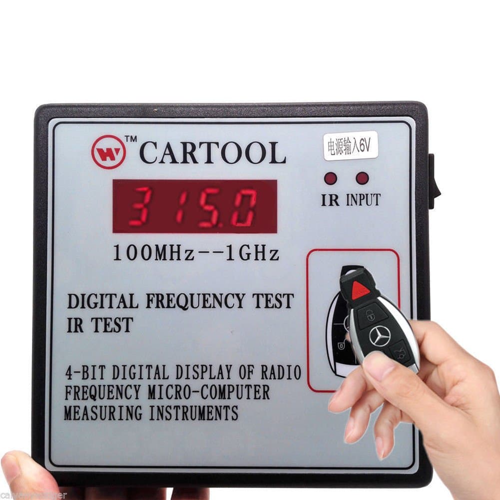 XUNQI Car IR Infrared Remote Key Frequency Tester Digital Frequency Gauge 100MHz-1GHz