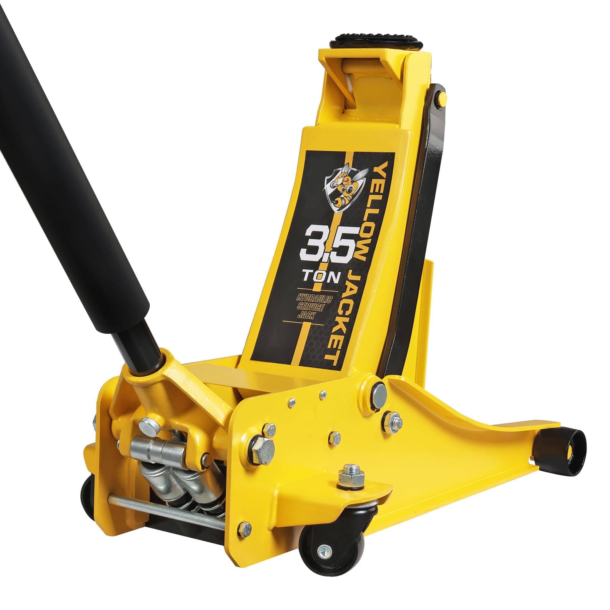 YELLOW JACKET 3.5 Ton Low Profile Dual Pump Floor Jack
