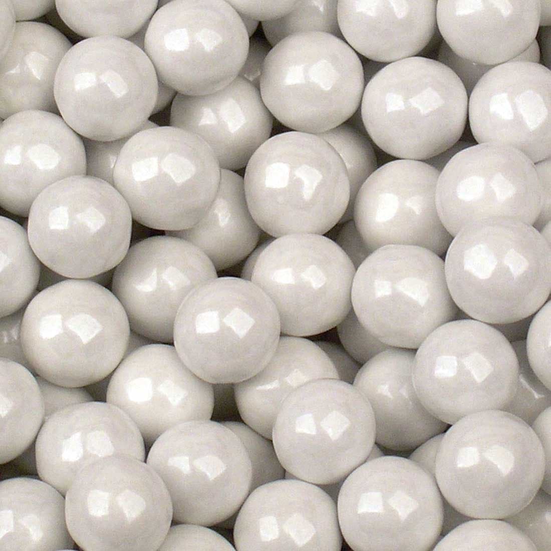 Sixlets Chocolate Balls Shimmer White 2 Pounds