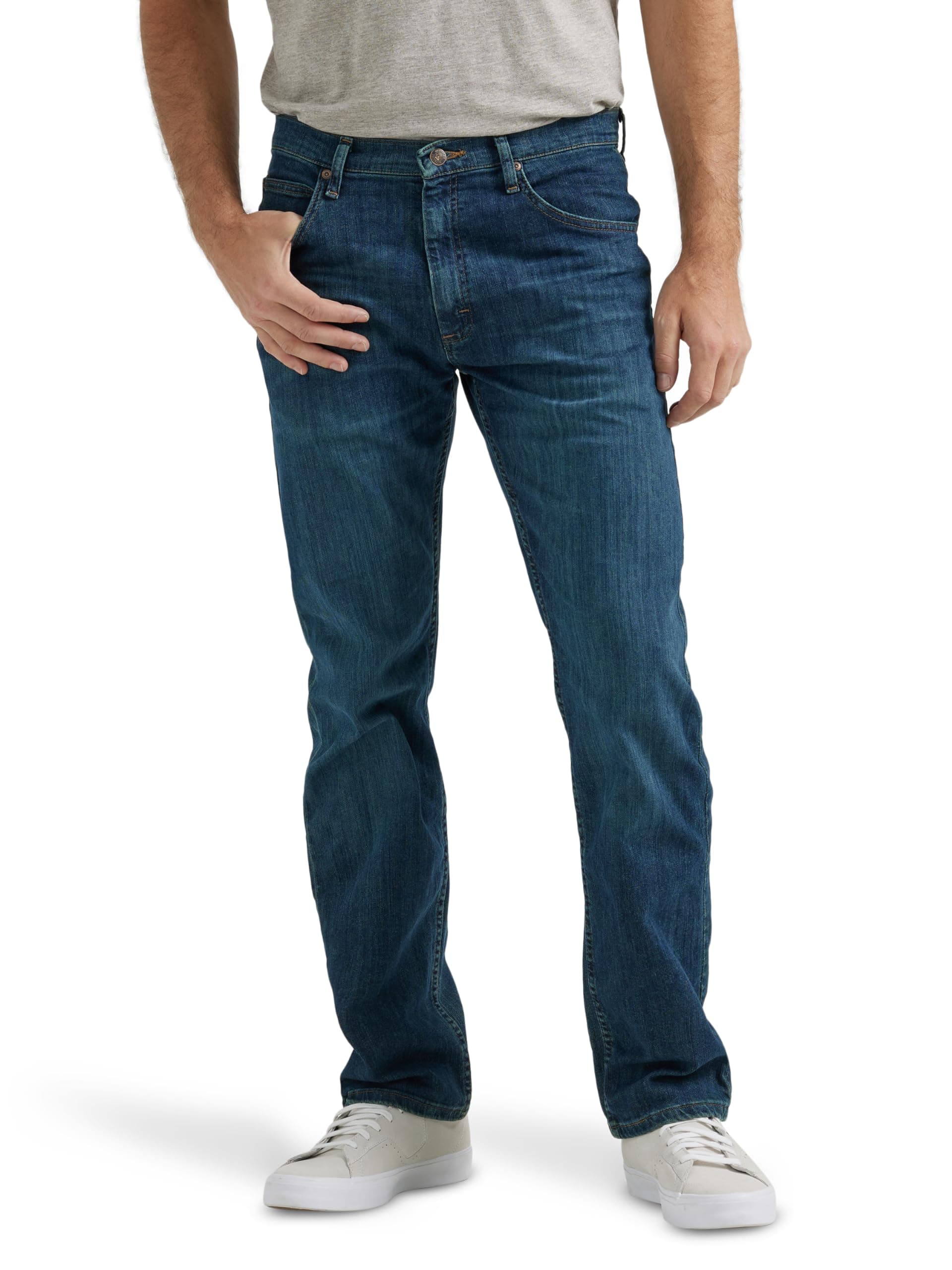 Authentics Men's Classic 5-Pocket Regular Fit Flex Jean
