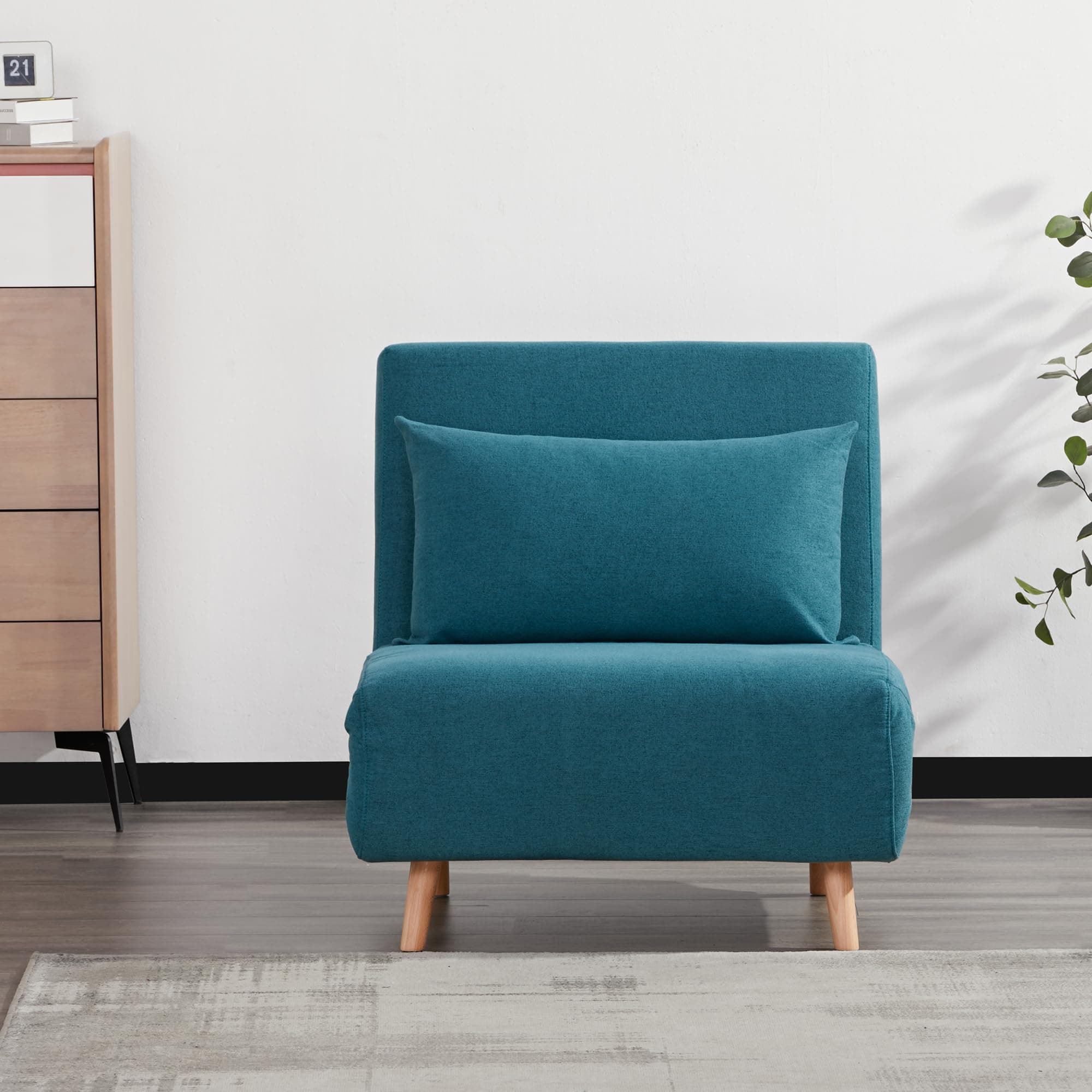 GIA Tri-Fold Futon Chair With Pillow