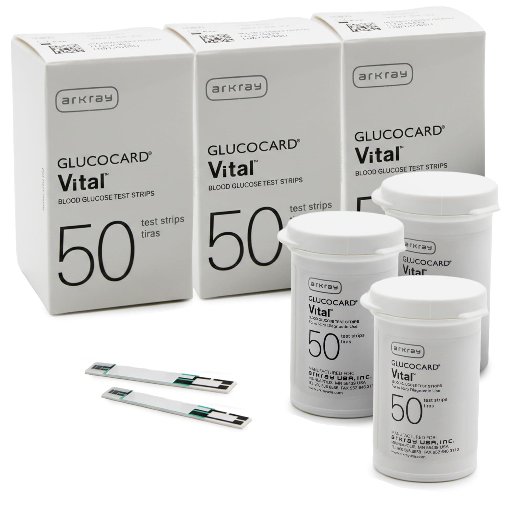 ARKRAY GLUCOCARD Vital Glucose Test Strips, 150 Count