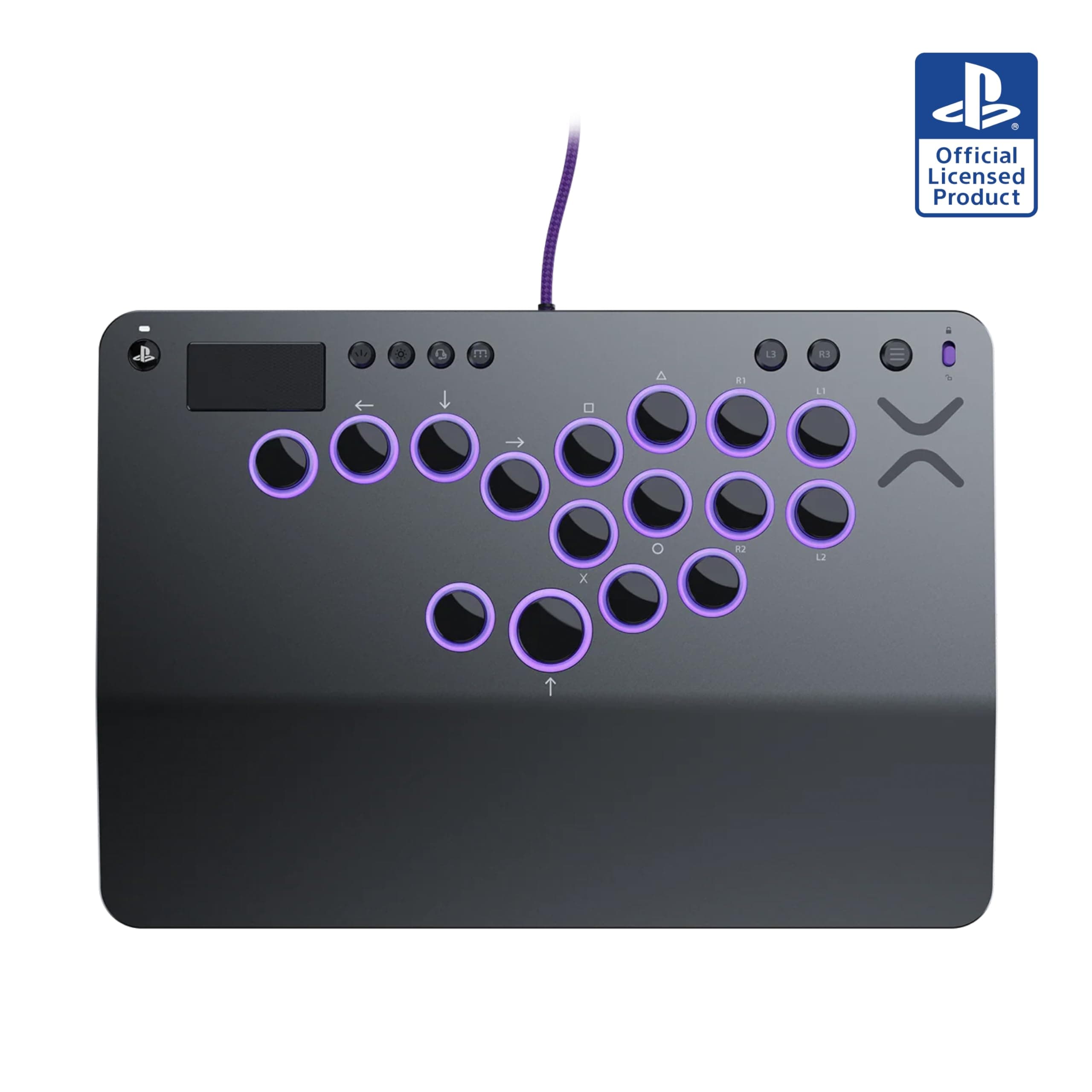 Turtle Beach Victrix Pro KO Leverless All Button Fight Stick for PlayStation 5, Officially Licensed PS5|PS4, Windows 10/11 PC, Customizable eSports Tournament Ready Controller, Gray