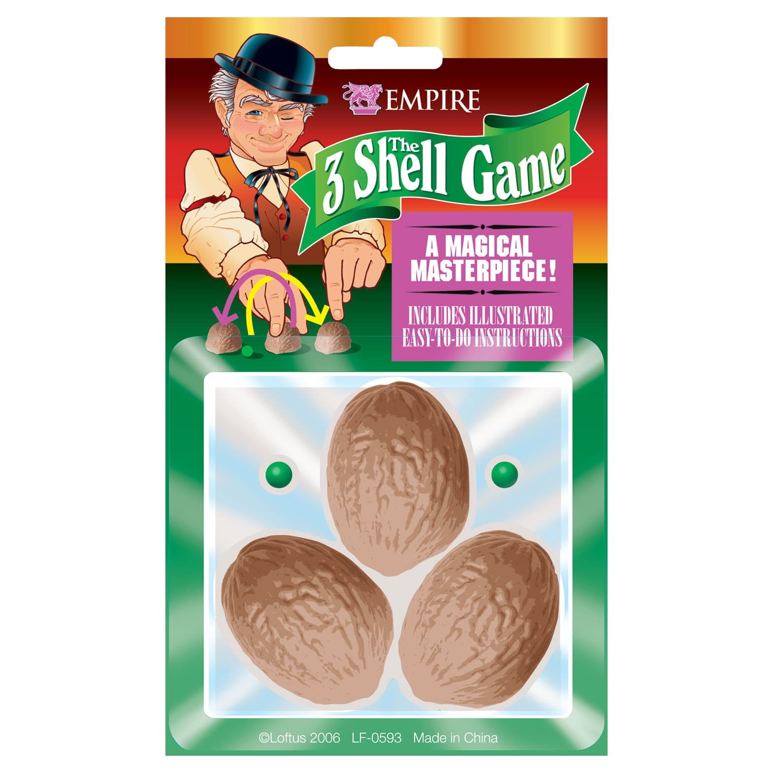 Loftus International Empire Magic Three Shell Game Novelty Item