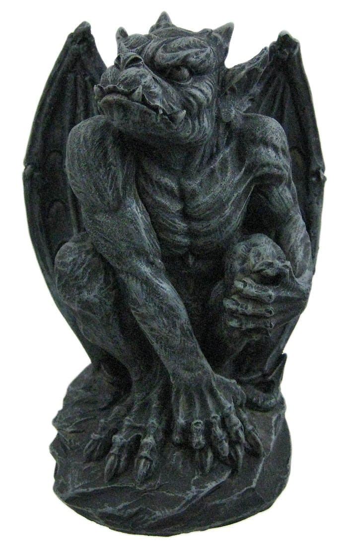 Poised Protector Winged Gargoyle Statue Guardian by Private Label