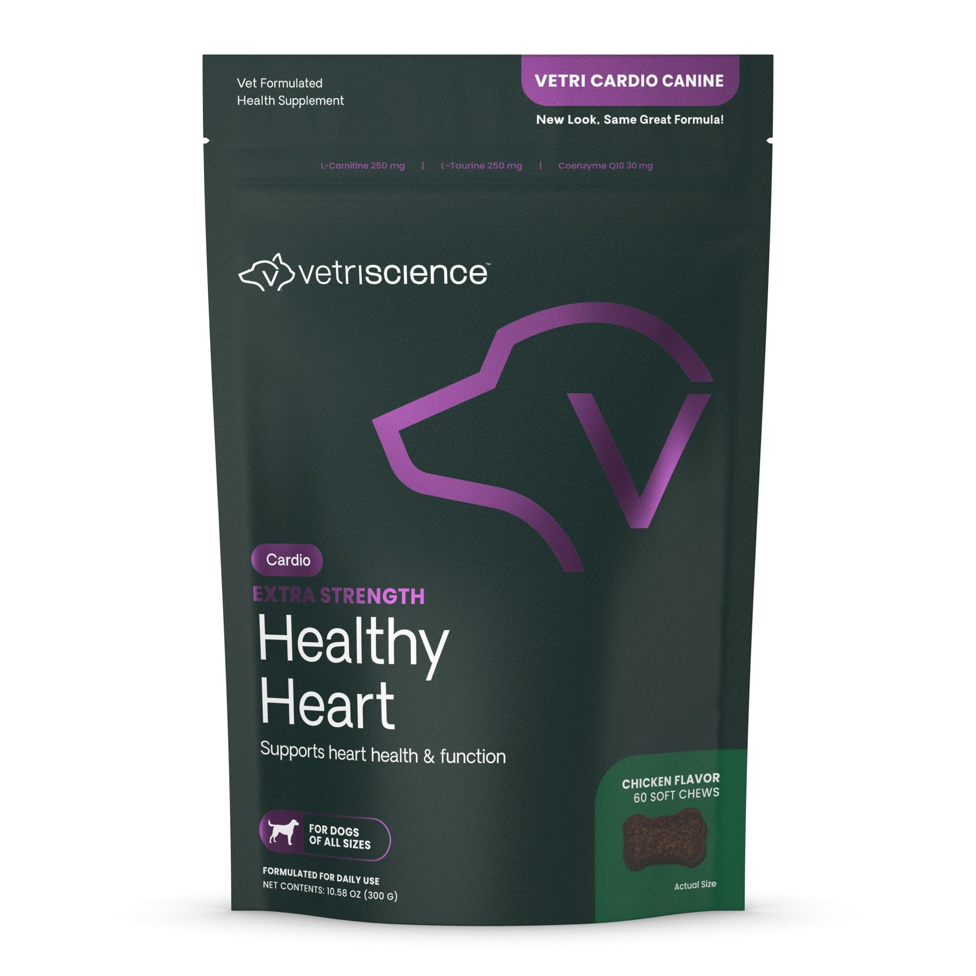 VetriScience® Laboratories - Cardio Strength Canine Bite Size Chews for Pet