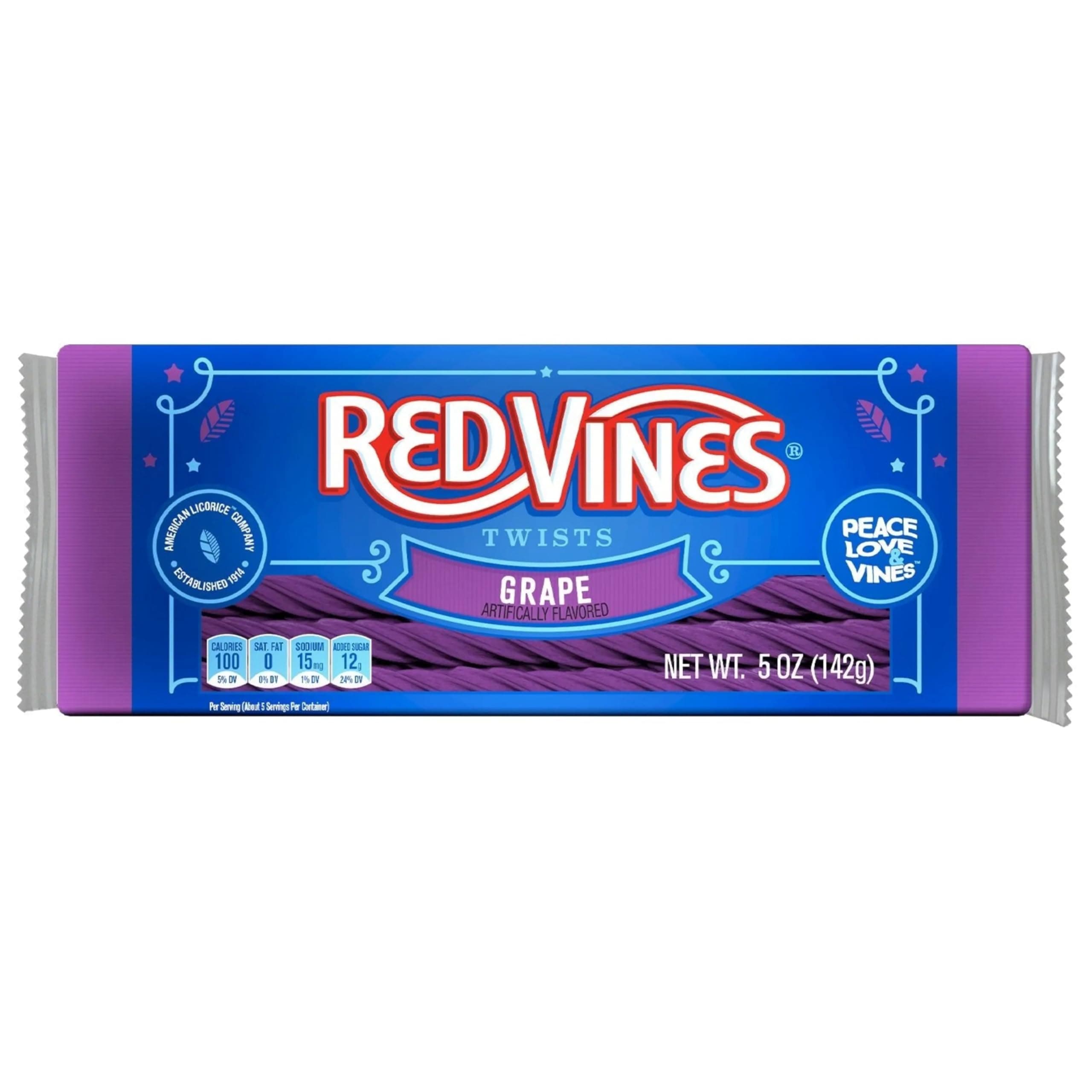 Red Vines, Grape Licorice Twists, 5 Ounce
