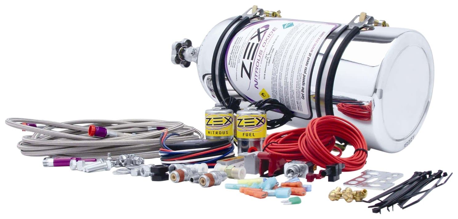 ZEX 82040P Square Flange Perimeter Plate Polished Nitrous System