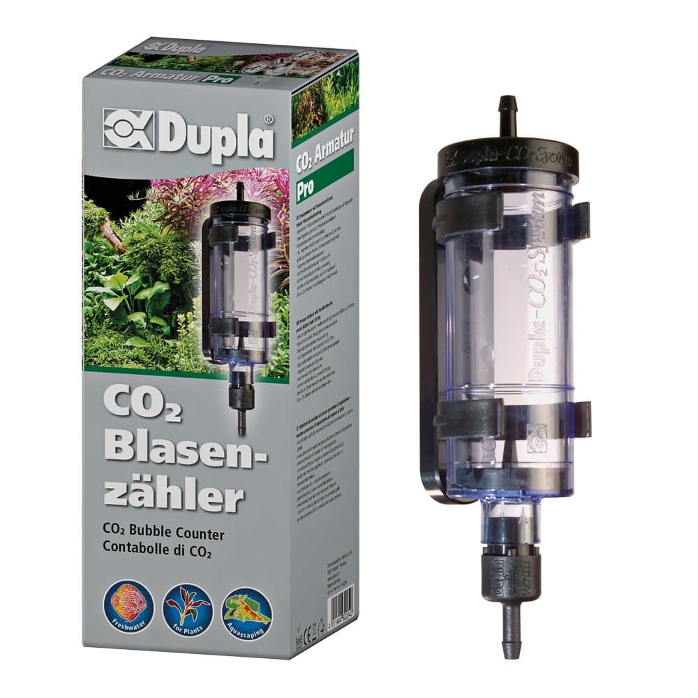 Dupla CO2 Bubble Counter, Visual Control of CO2 Supply and Safety Valve in One, Stable, Easy to Assemble