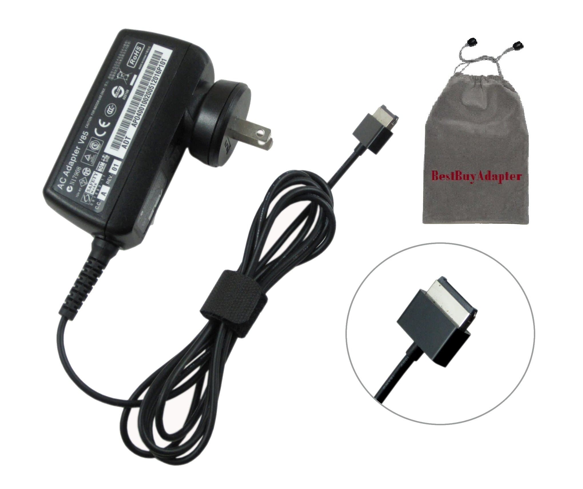 Bundle:3 items - Adapter/Free Carry Bag/Power Cord: Asus 18W 15V 1.2A AC Adapter replacement for Asus Eee Pad : TF201-C1-GR, TF300T, TF300TG, TF300TL,TF700KL, TF700T, TF700T-B1-CG, TF700T-B1-GR,TF700T-C1-CG, TF700T-C1-GR, TF700T-A1-GR,100% Compatible with P/N: 4G26E000101-14001-00030200,90-XB2WOKPW00000Y,0A200-00020700