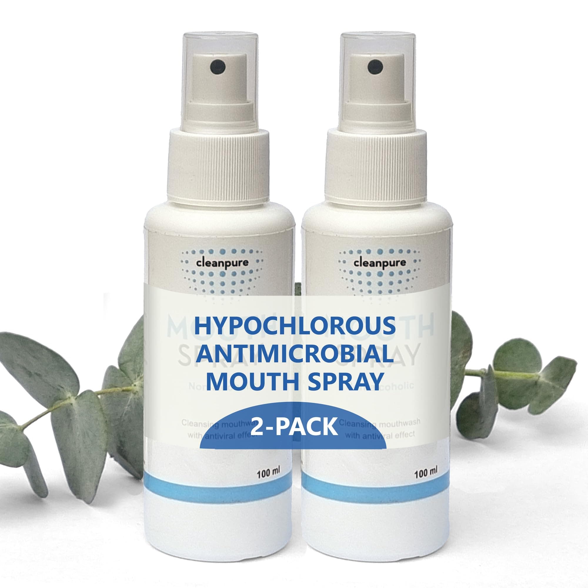 Cleanpure Mouth Spray 100ml (2 pack)