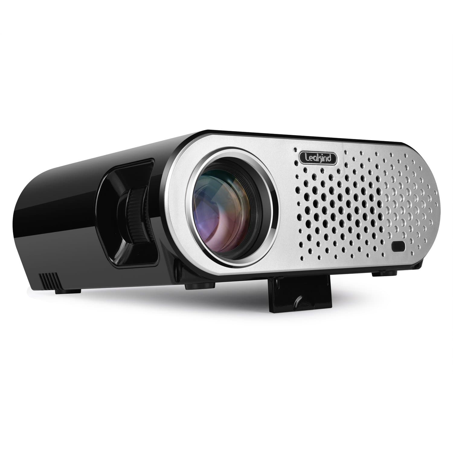 Video Projector 3200 Luminous Efficiency Leakind HD Outdoor Projector Support 1080P Home Theater Cinema Movie Party Game Projector HDMI VGA for Laptop iPhone Smartphone Xbox PS3 PS4