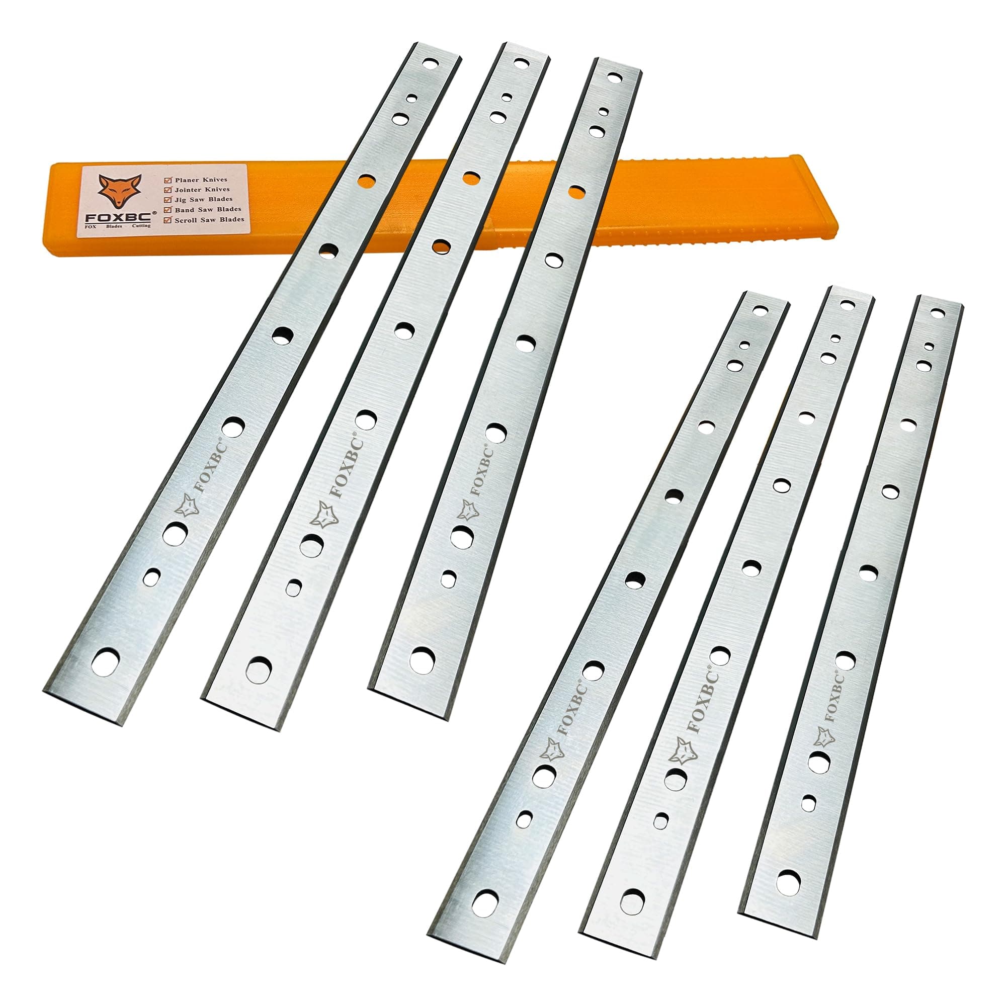 FOXBC 2 Sets 12.5 Inch Replacement Knives for DeWalt DW734 Planer, Replacement DW7342-2 (6 Pack)