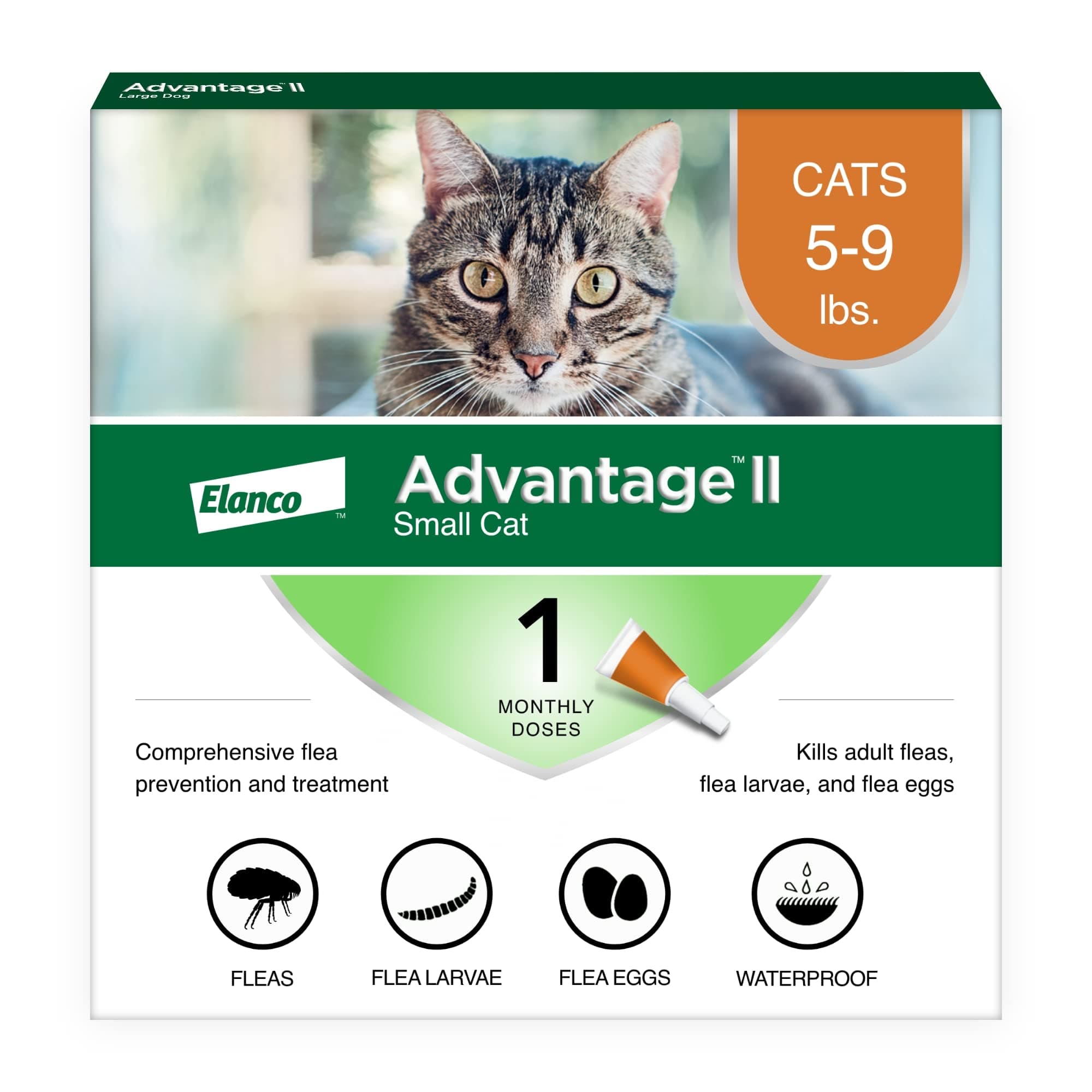 Bayer II Flea Prevention for Small Cats, 5-9 lbs 5-9 lb