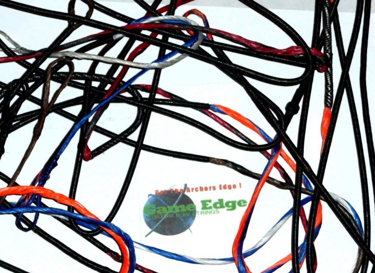 PSE Gas Bowstrings PSESTNG3G Premium Red/Black Stinger 3G Bow String + Cable Set