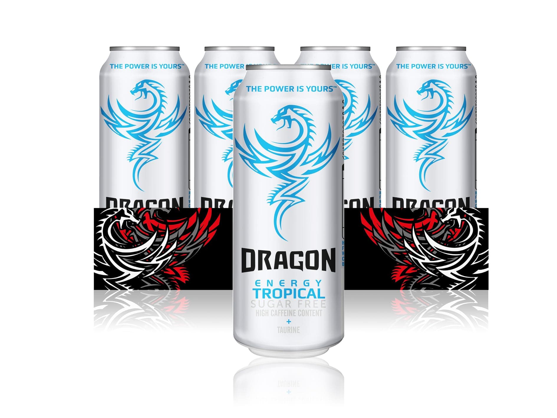 Dragon Energy Tropical Energy Drink 12 x 500ml Cans