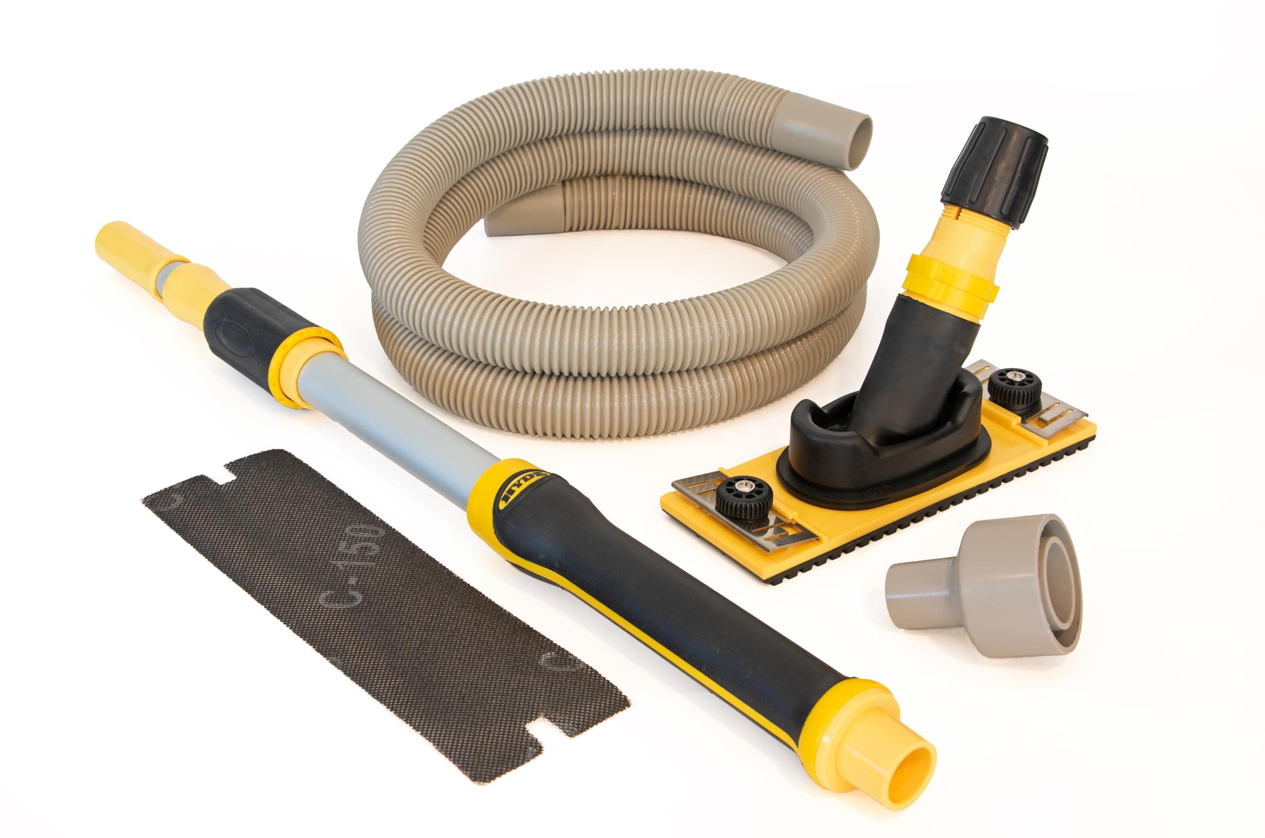 Hyde Tools 09175 Drywall Vacuum Sander, SILVER ,GRAY, With Pole