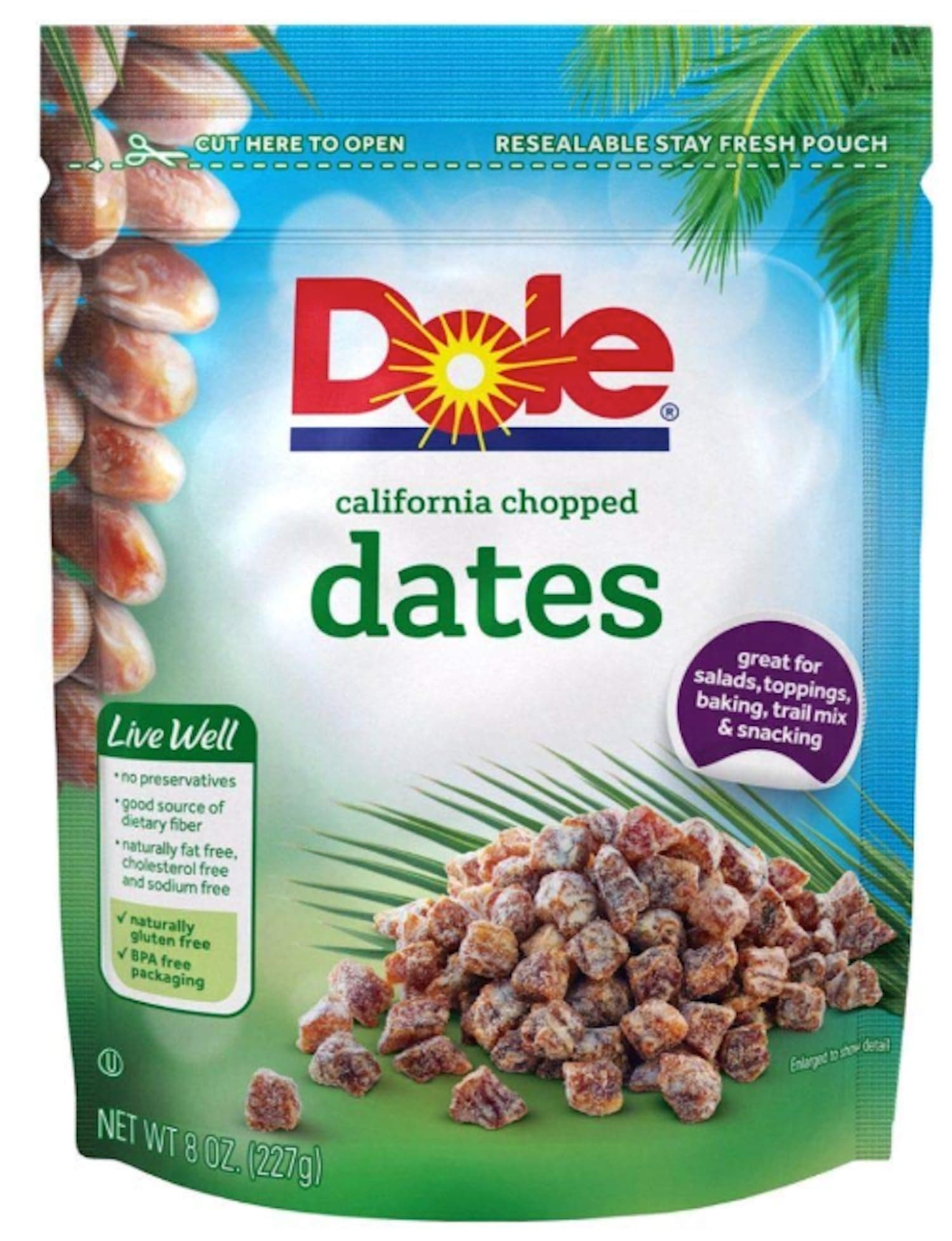 California Chopped Dates (Pack of 2)