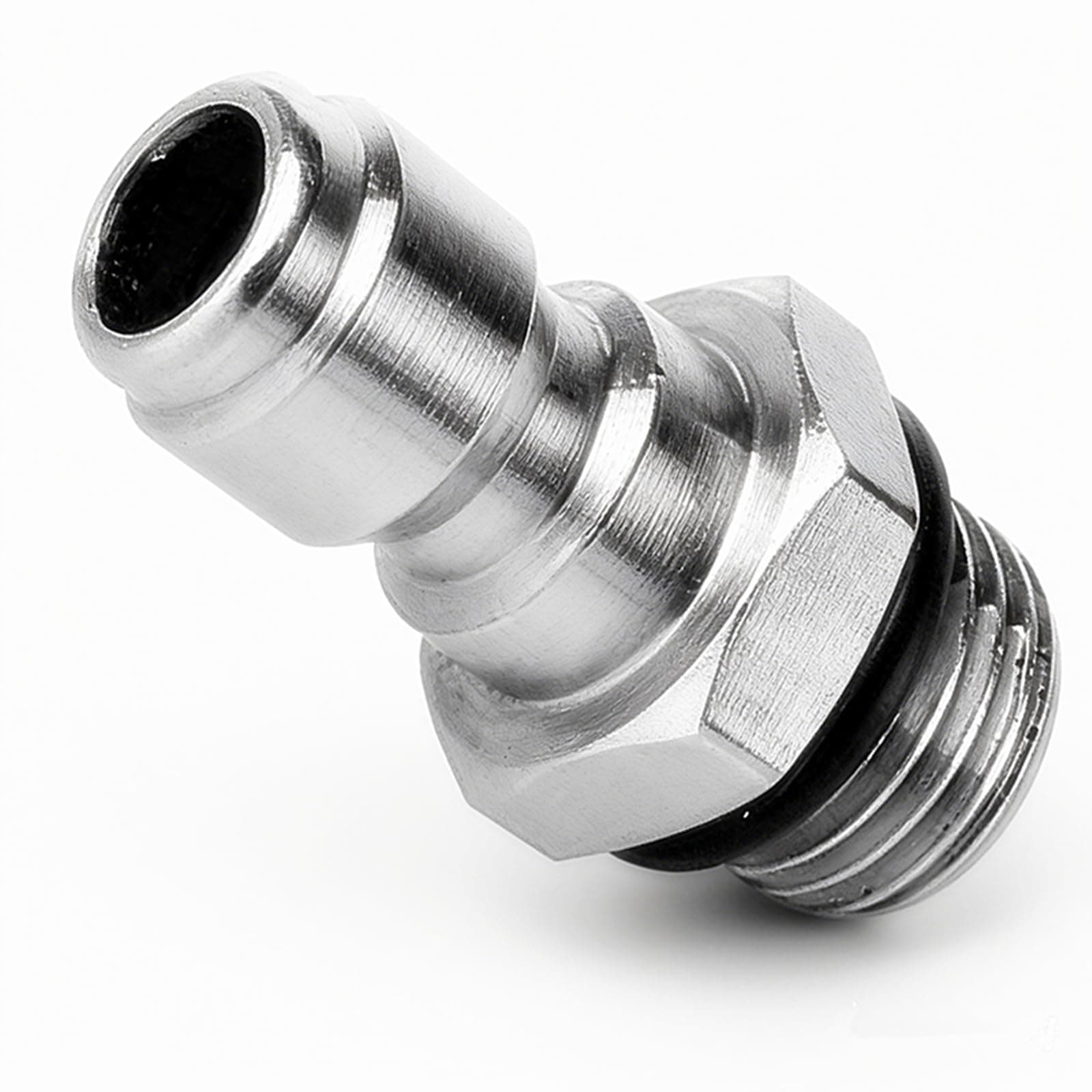 1/4'' Quick Release Connector, 14mm Male Thread to 1/4 inch Quick Release Adapter Pressure Washer Sprayer Snow Foam Lance Bottle Connecting Parts Stainless Steel Coupler