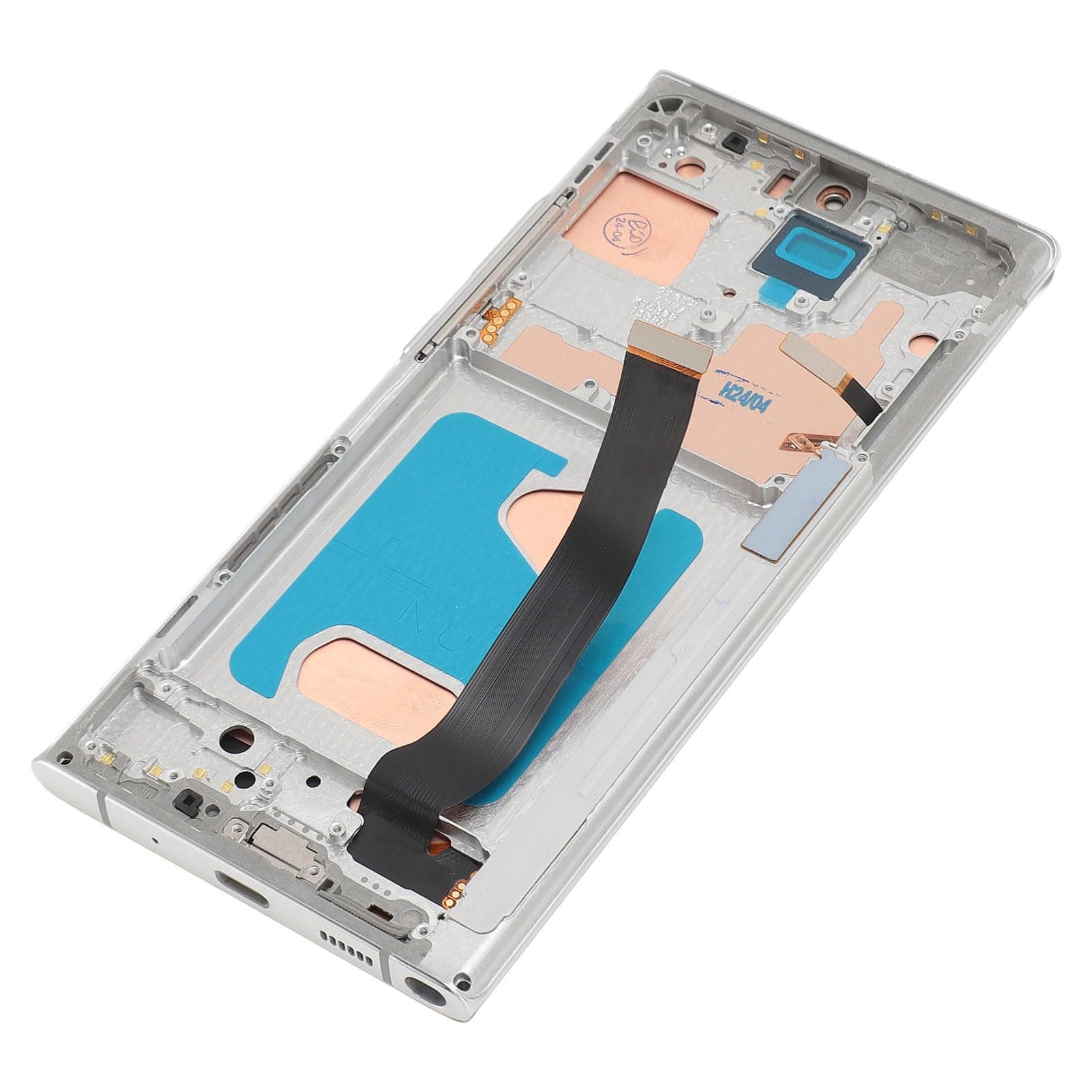 Phone Screen Assembly for Samsung Galaxy Note20 Ultra 6.9 Inch OLED Display Touch Screen Digitizer Replacement for N986B N986U N986W N985F DS with Adhesive Silver