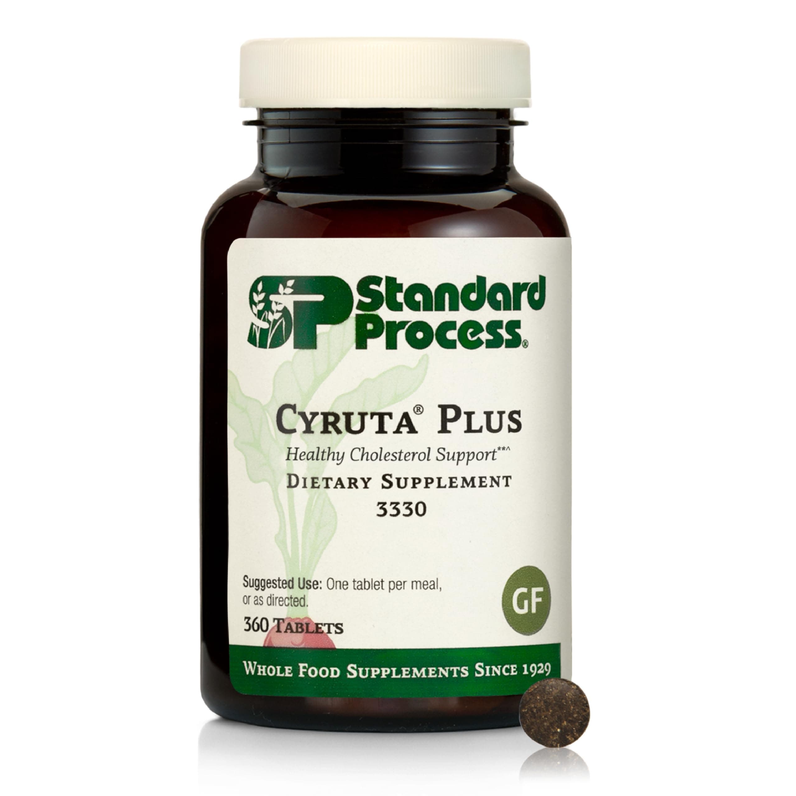 Standard Process Cyruta Plus - Capillary & Circulation Support - Aids Healthy Peripheral Circulation - Gluten-Free, Non-Dairy & Non-Soy - 360 Tablets