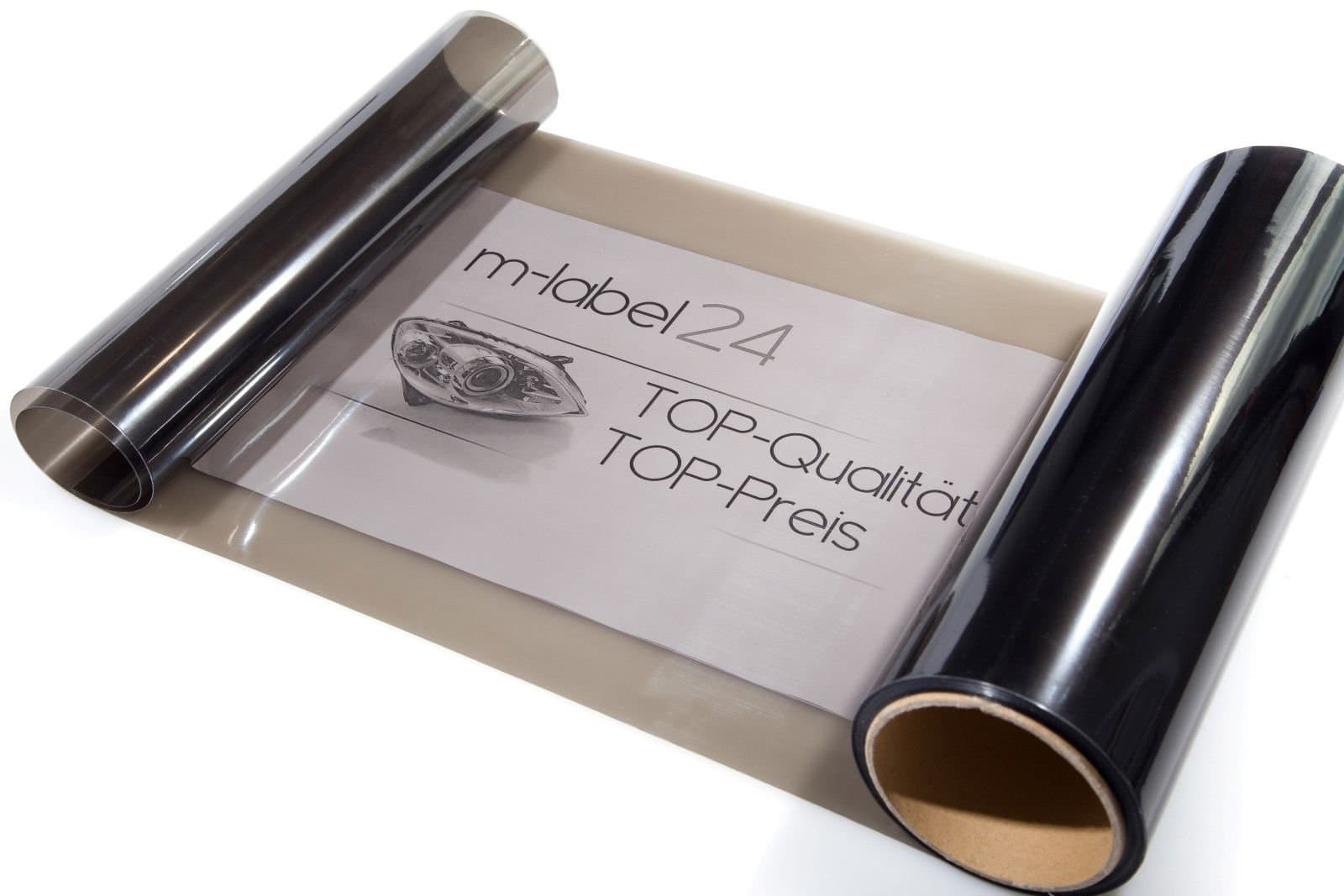 2 Meter Headlight Black Dark Fog Tail Light Headlight Tint Film Screen Protector