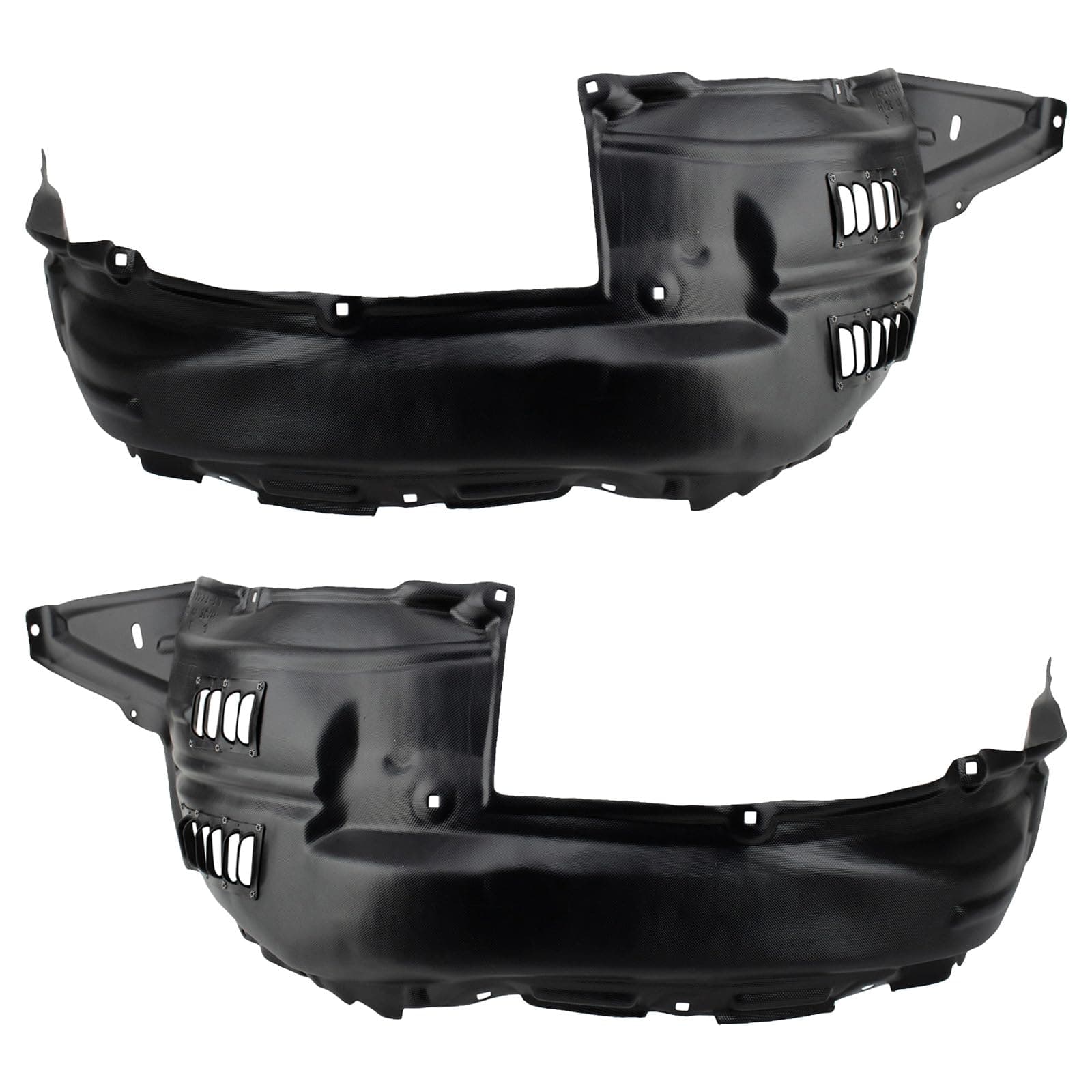 TRQ Front Inner Fender Liner Set Compatible with 2014-2021 Toyota 4Runner TO1248198 TO1249198