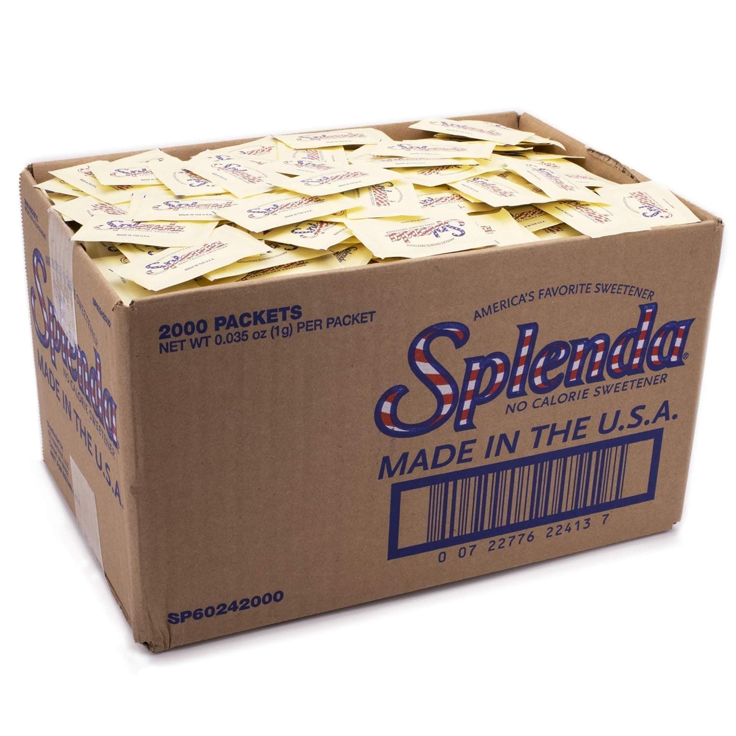 SPLENDA No Calorie Sweetener, Single-Serve Packets, 2000 Ct, 2000 g