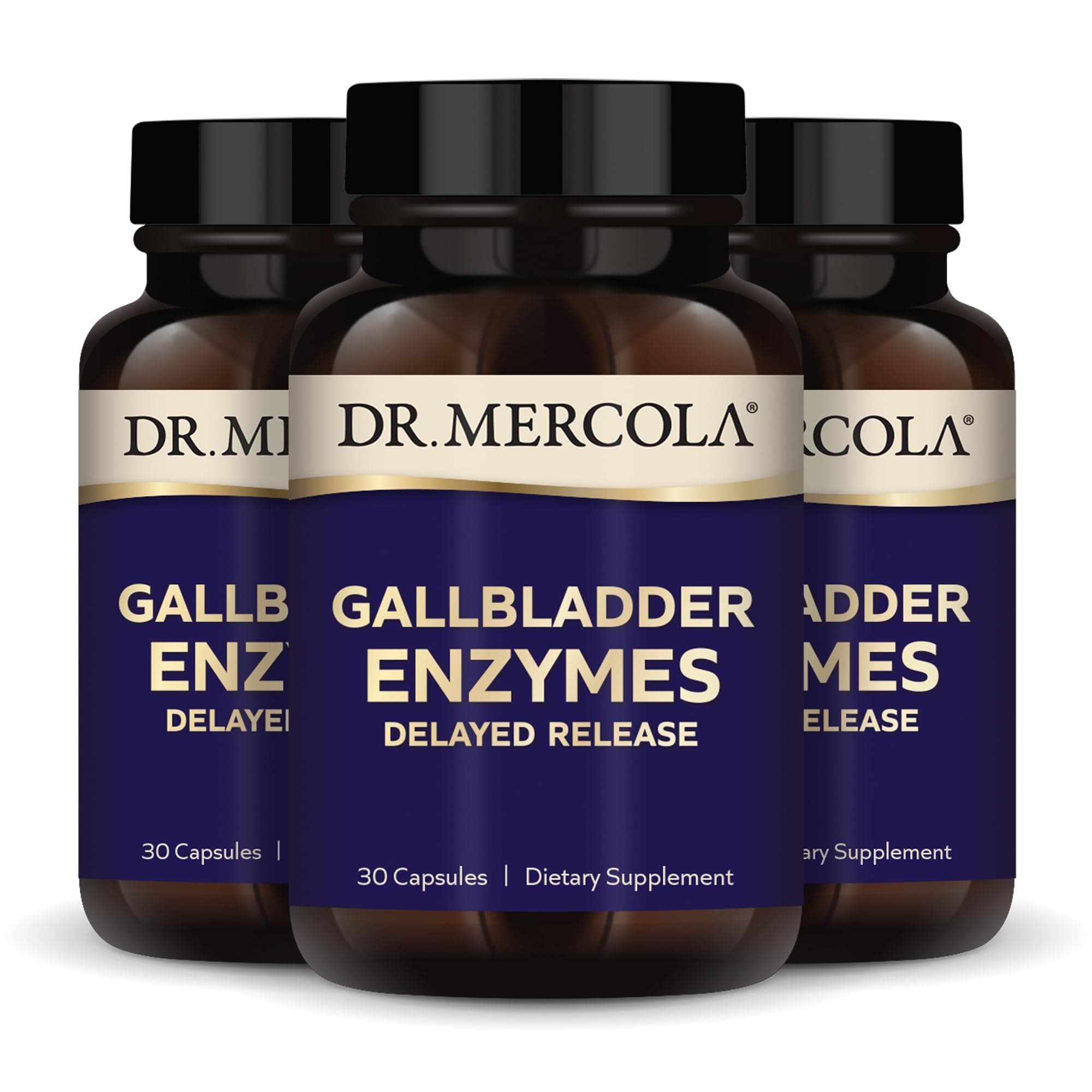 Gallbladder Enzymes Delayed Release, 90 Servings (90 Capsules), Dietary Supplement, Digestive and Gut Health, Non-GMO
