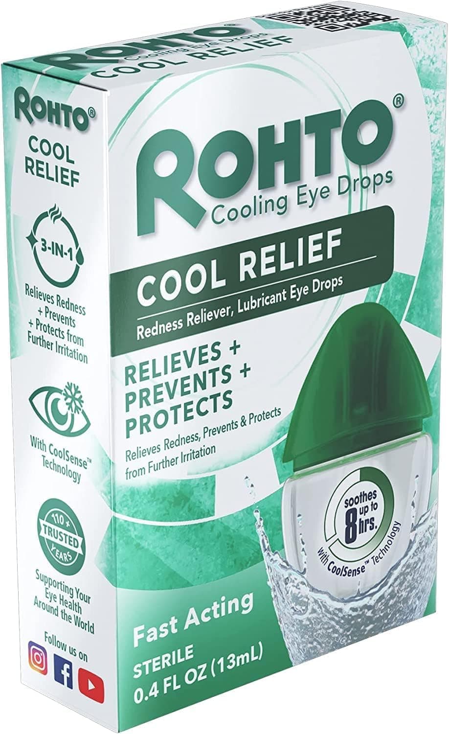 Cool Redness Relief Eye Drops 0.4 Fl Oz