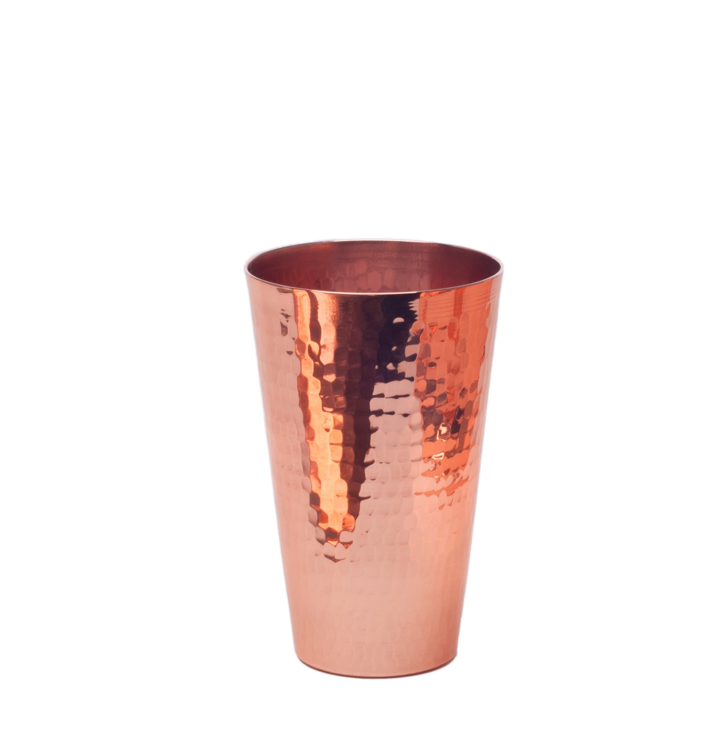 Hand Hammered 100% Pure Copper, Ice Tea Cup