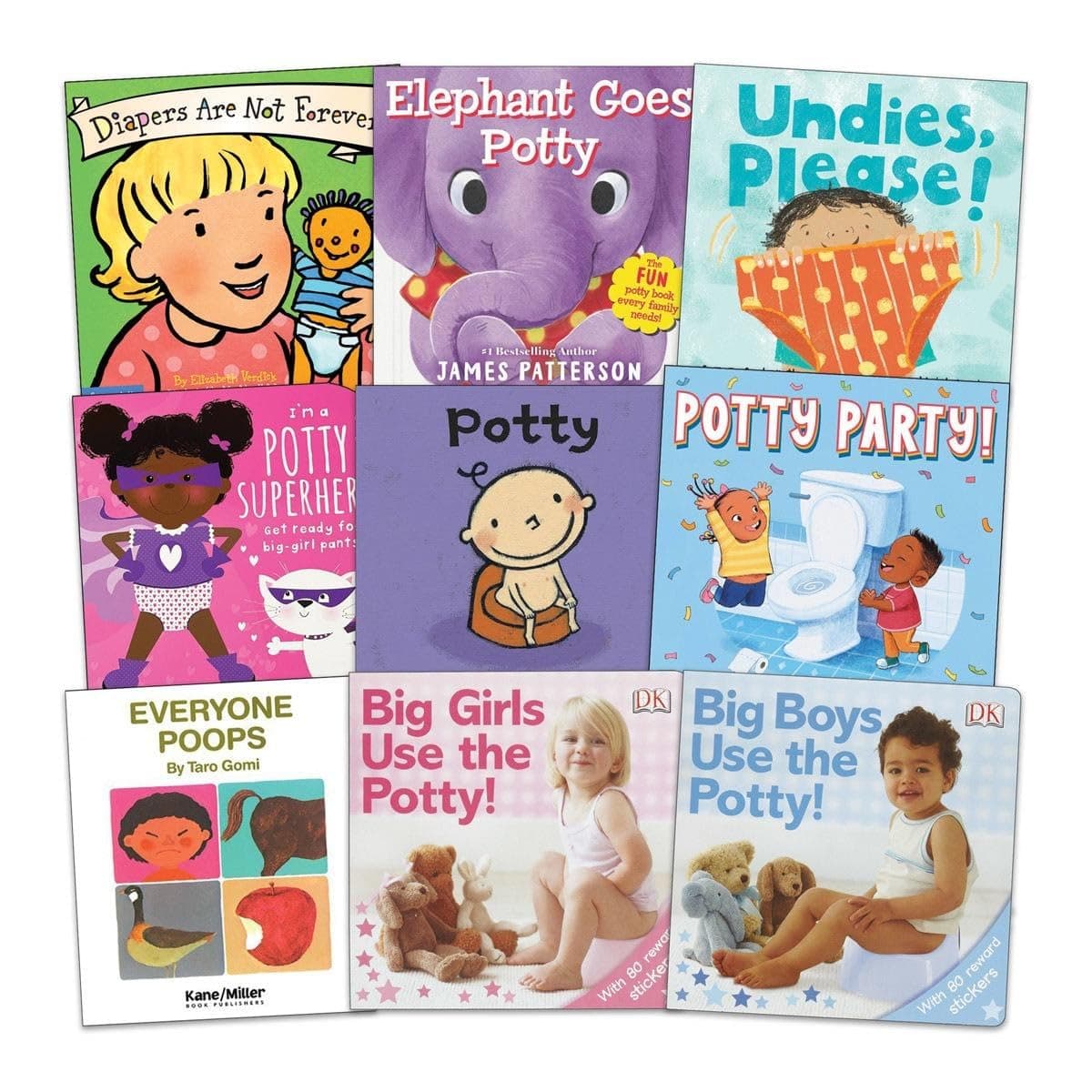 Kaplan Early Learning Potty Training Books - Set of 9