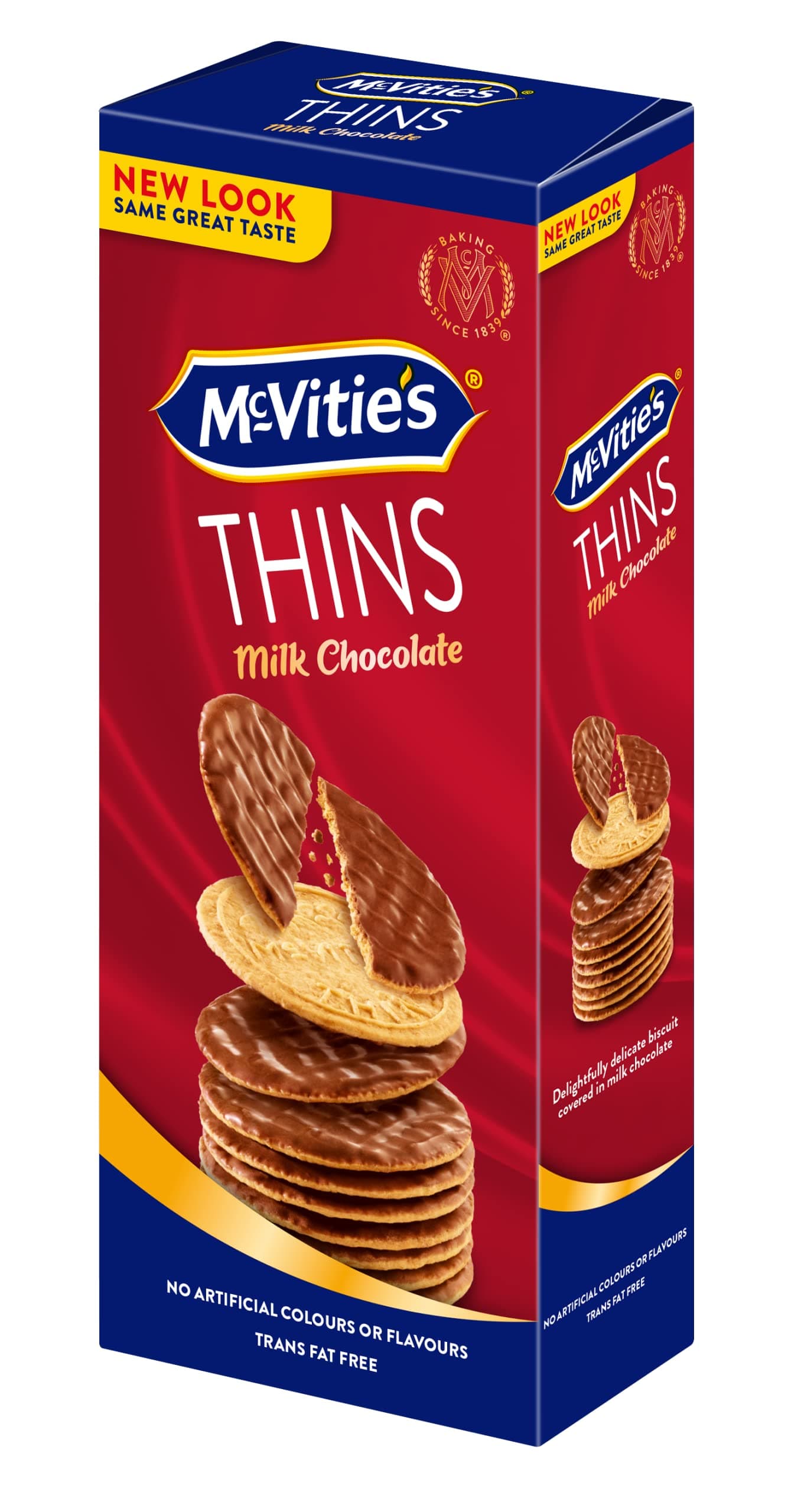 McVitie's Digestive Thins Milk Chocolate Biscuit, 150g