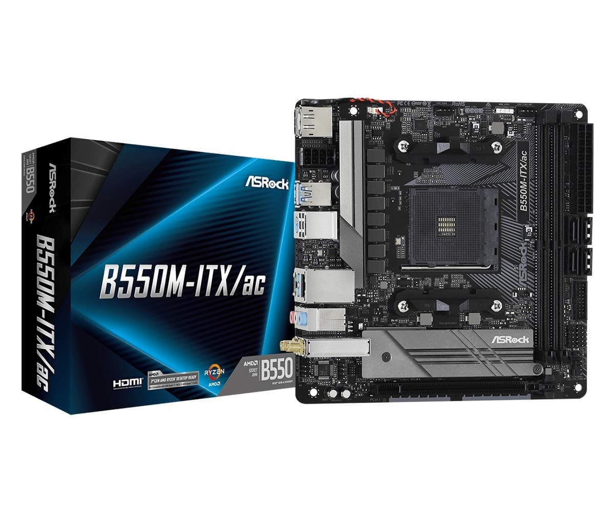 Asrock B550MITXac Socket AM4 mini ITX AMD B550
