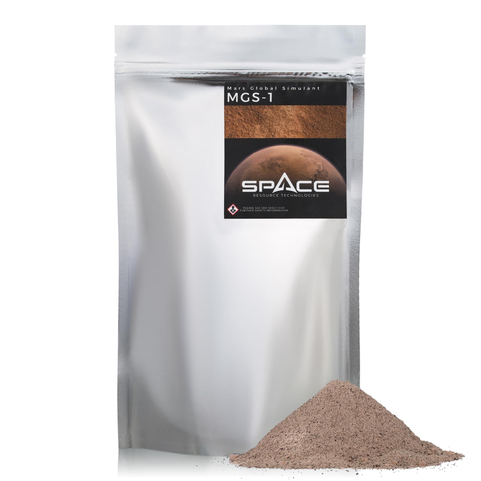 Mars Global Regolith Simulant (MGS-1) | Authentic Martian Dust Replicant - Ideal for Research, Hardware Testing, and Educational Projects (1, Kilogram)