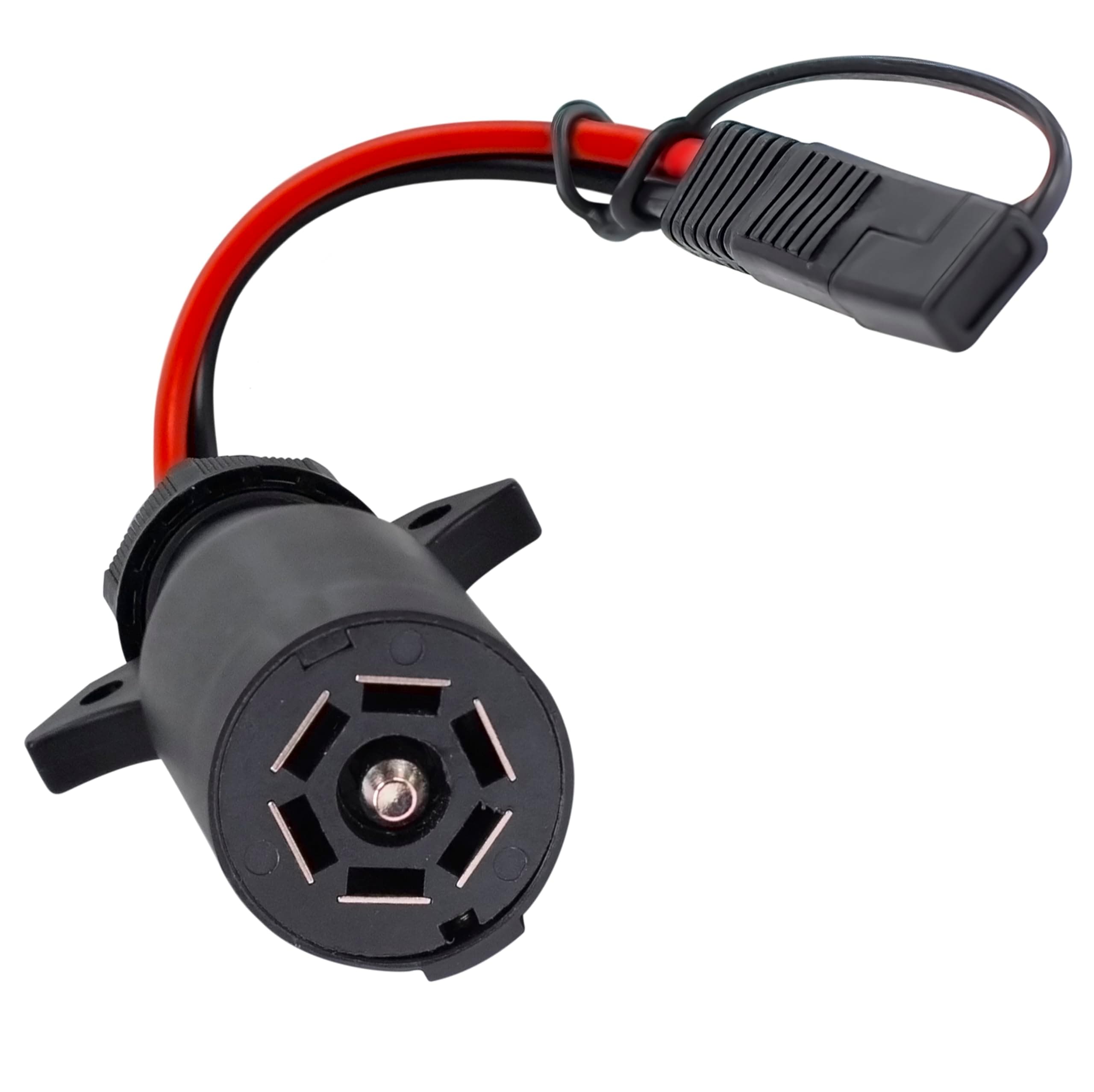 7-Way Power Access, 7-Way Blade to 2-Pin SAE 12V Power Source