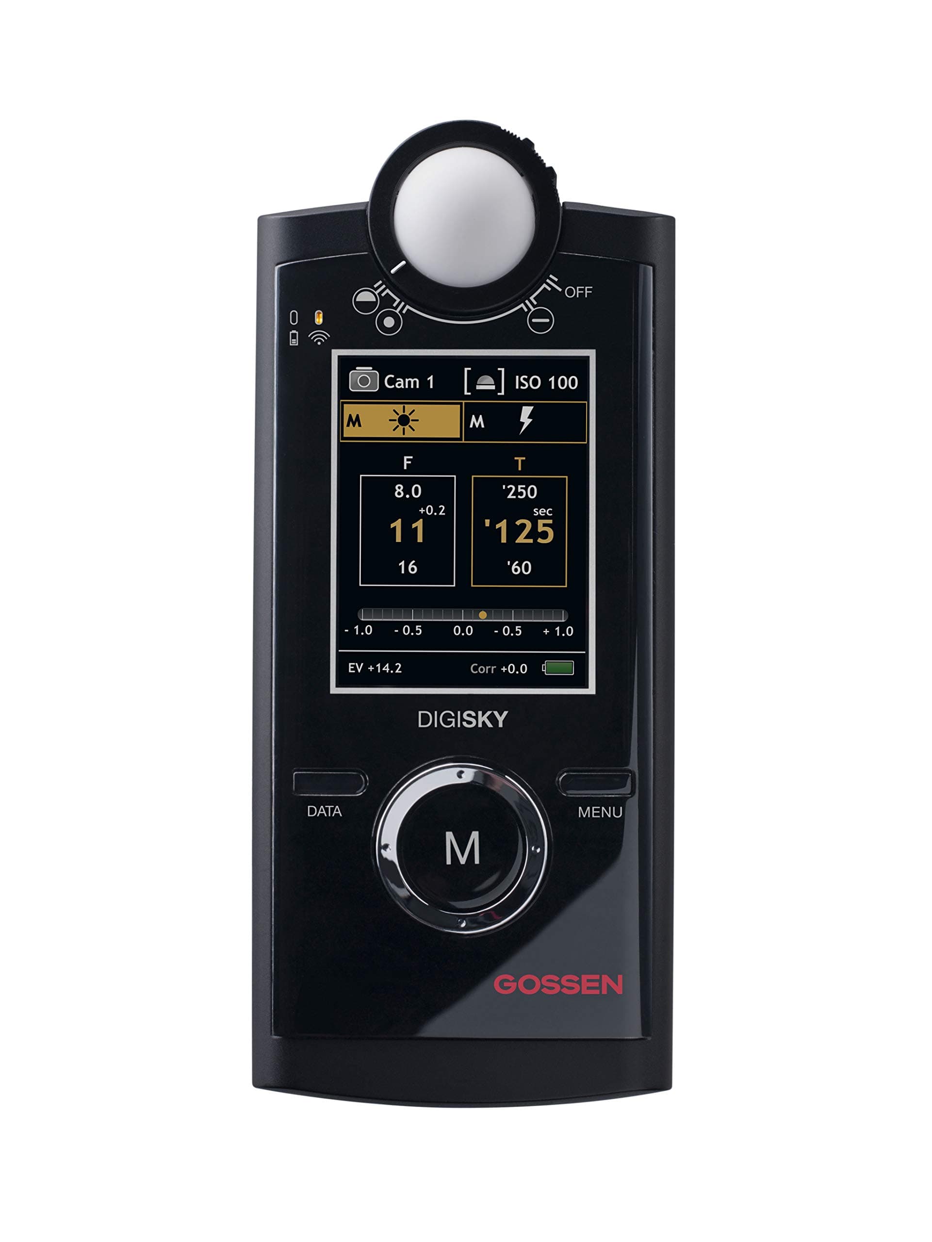 Gossen Digisky Digital GO 4039 Exposure Meter for Flash and Ambient Light for Cameras,Black