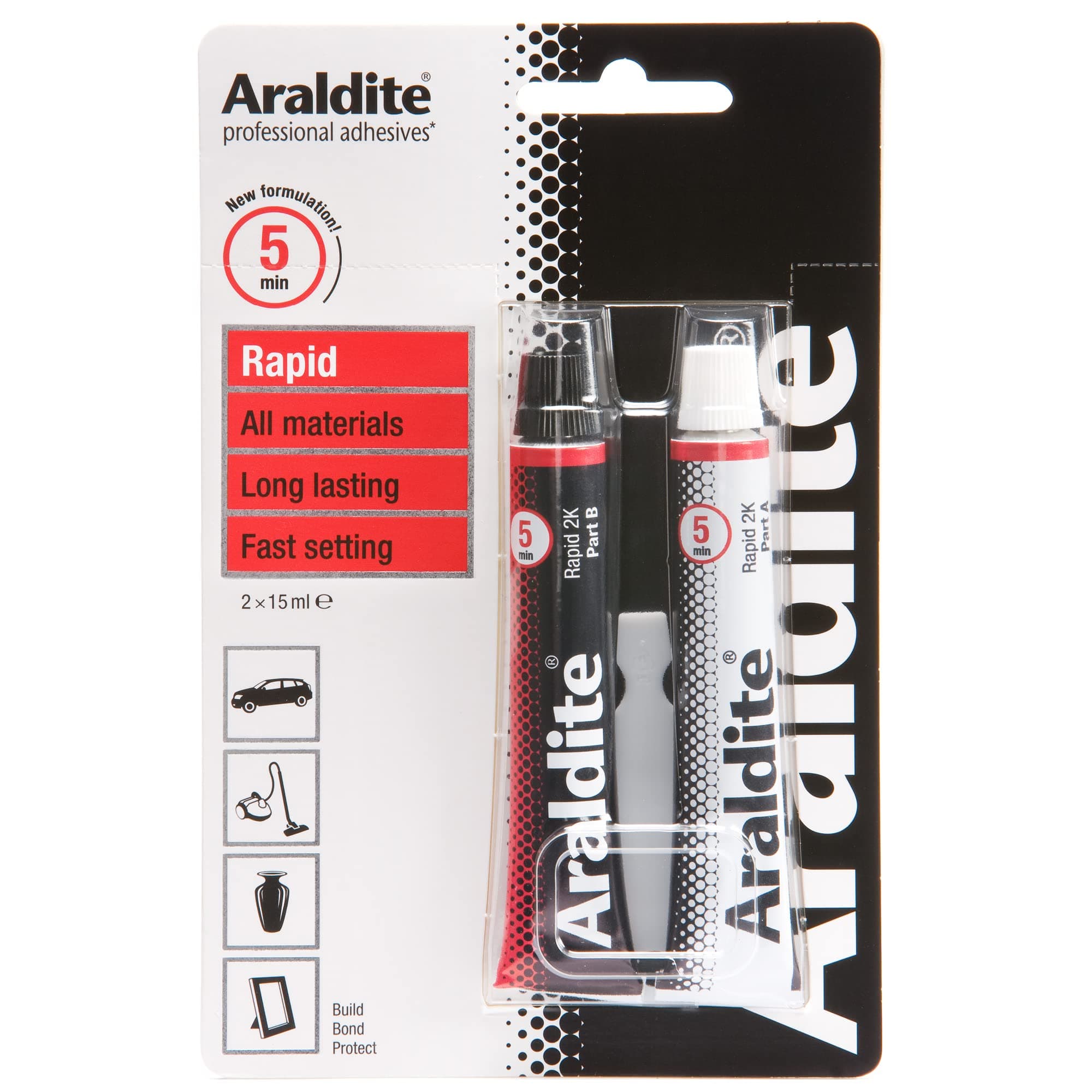 Araldite® Araldite Rapid Adhersive - 5 Minute Set (2 x 15ml) (1 Pack)