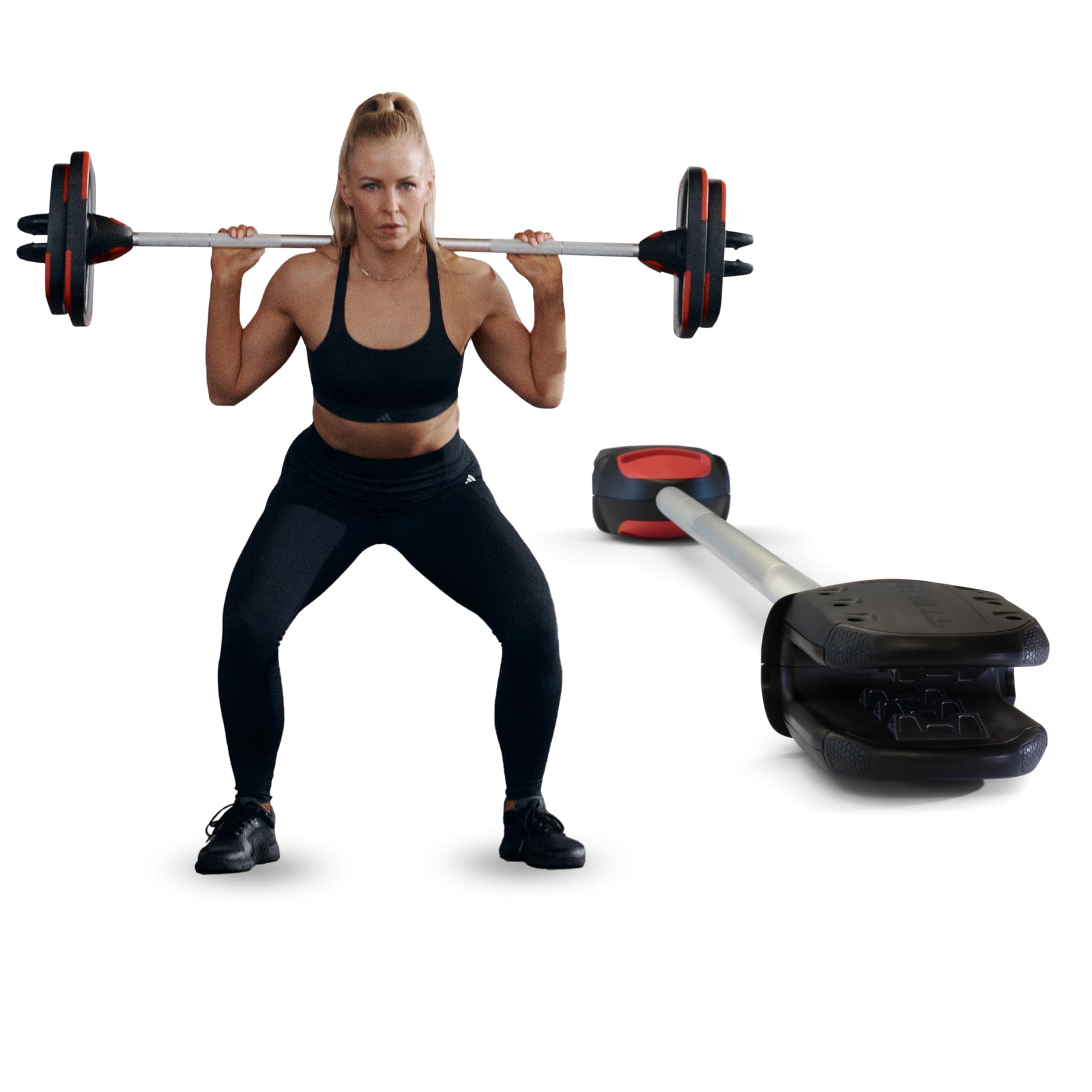 Les Mills™ SMARTBAR™ Exercise Barbell for Total Body Workouts, For Use With Free Weights, Home Gym Equipment - Weight Plates Sold Separately