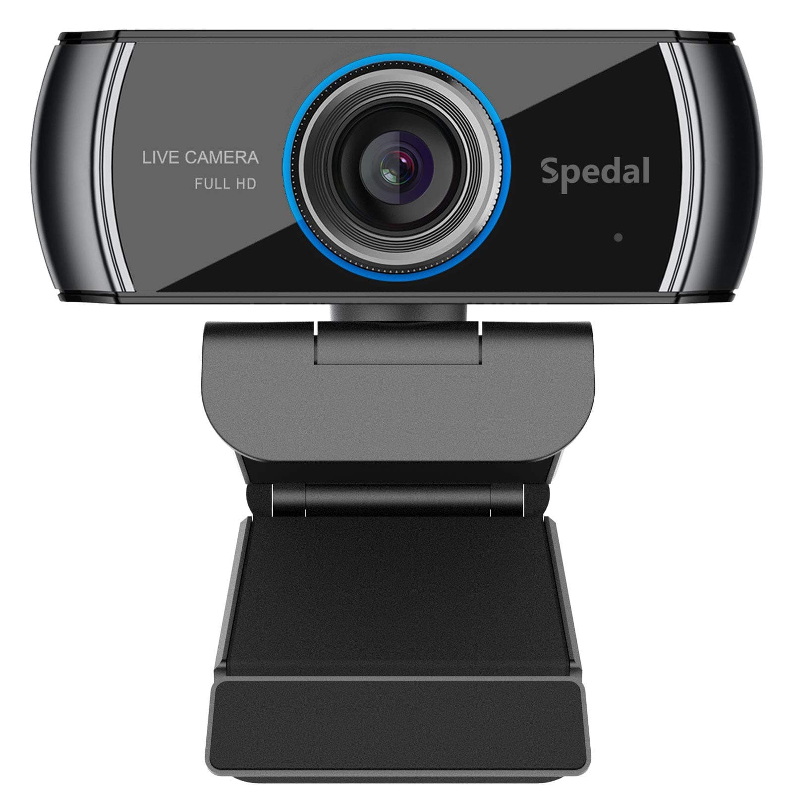 Spedal HD Webcam 1080p with Microphone, USB Webcam for Desktop, Computer, PC,Mac, Laptop Video Conferencing, Recording and Streaming, Plug and Play with Xbox, Zoom, Skype