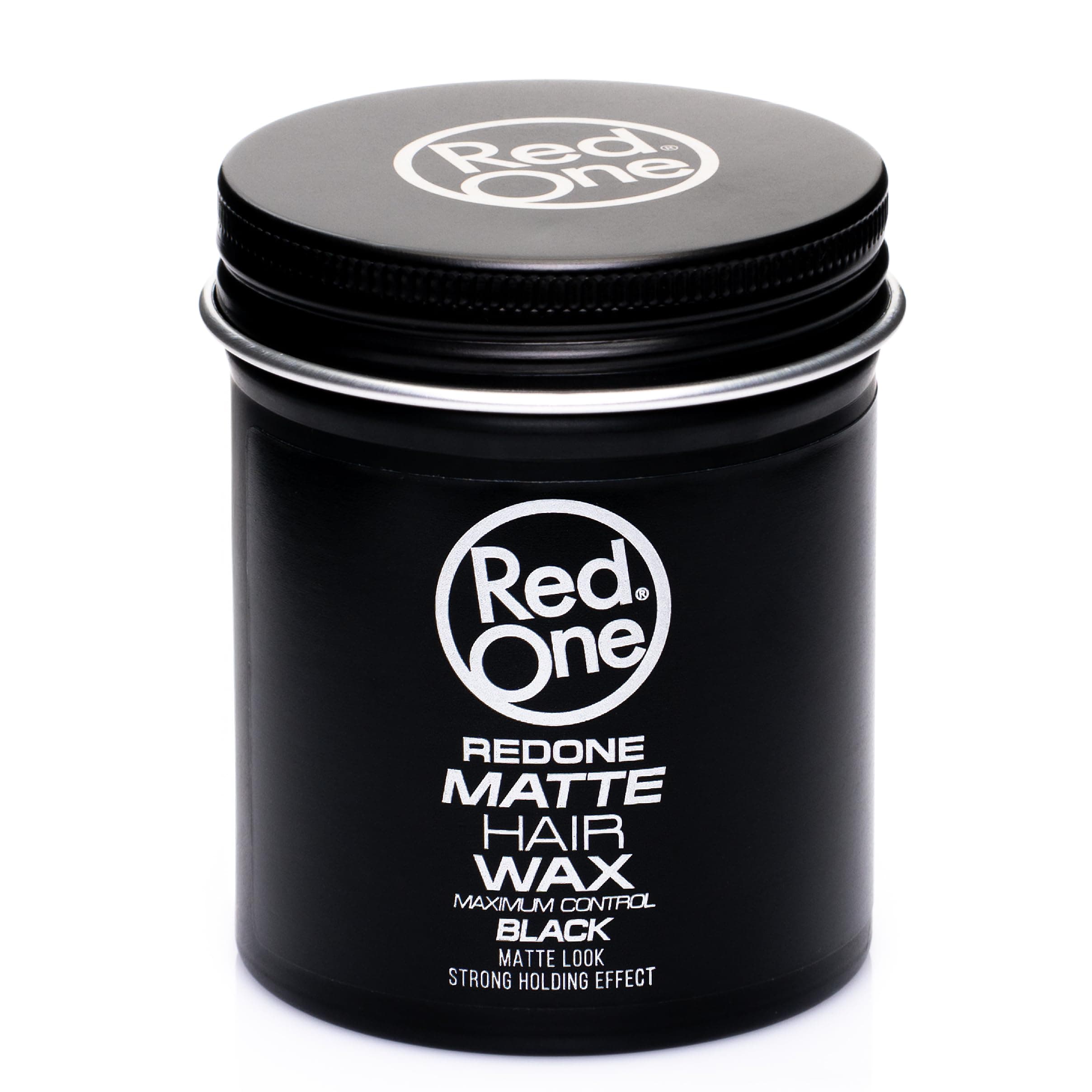 Matte Hair Wax Black 100ml | Maximum Control | Flexible Grip and Texture Inserts | Matte Look | Women's and Men's Waxing | Ultra Hold Effect | All Hair Types