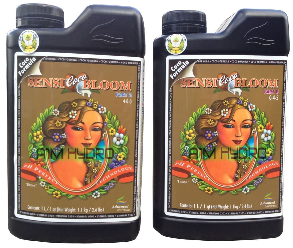 Ph Perfect Sensi Coco Bloom 1 Litre 1L A+B Set Hydroponics