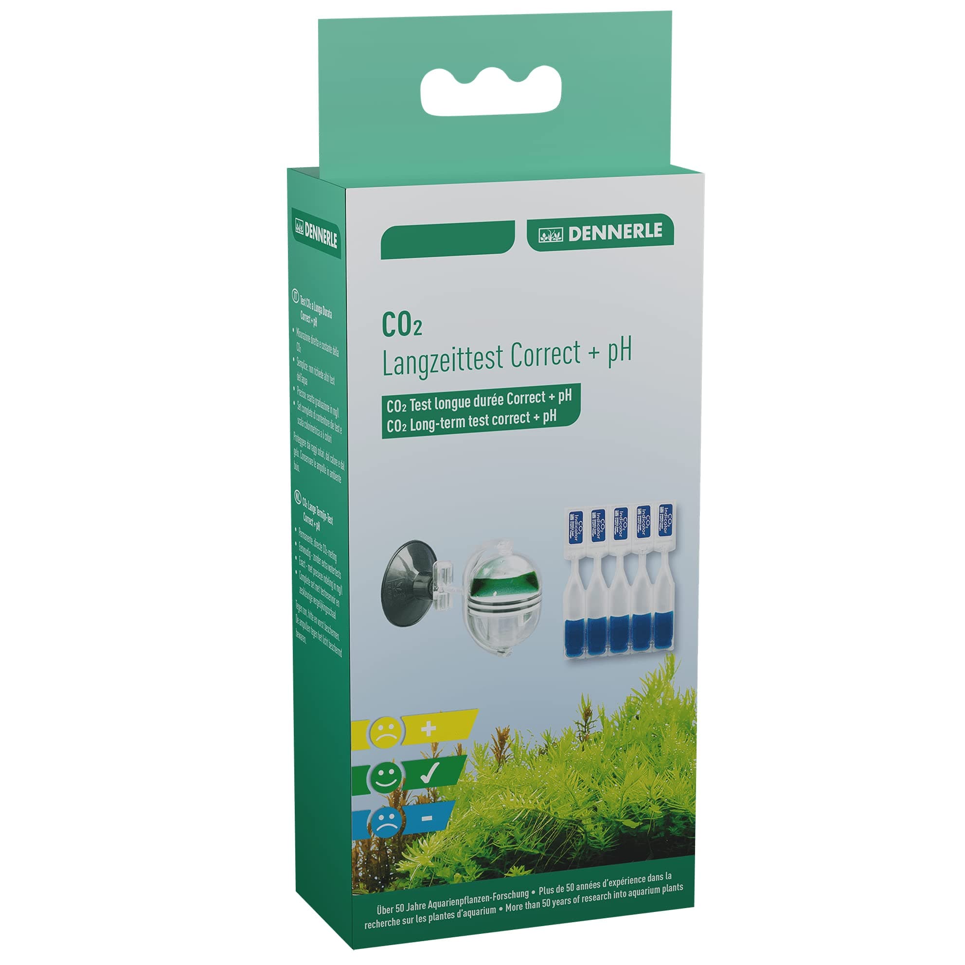 Dennerle3040, CO2 measurement complete set long-term test Correct + pH