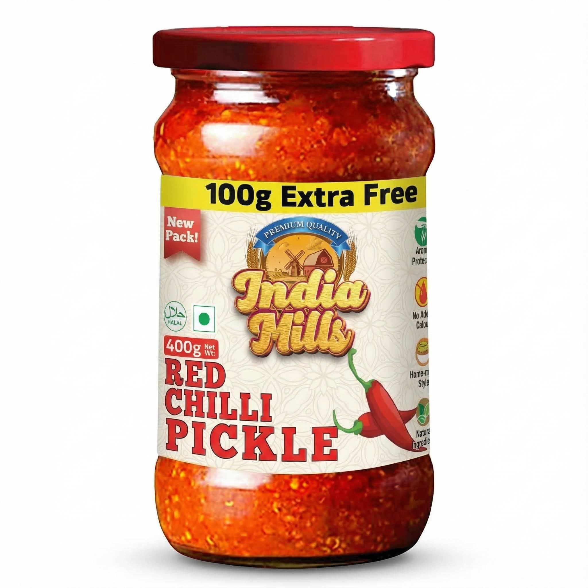 Red Chilli Pickle, 400 Gm